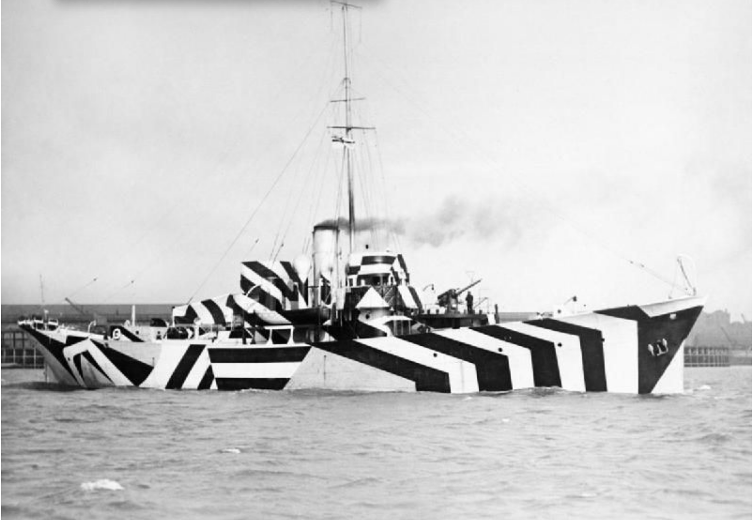 Dazzle Boat , courtesy of smithsonian magazine