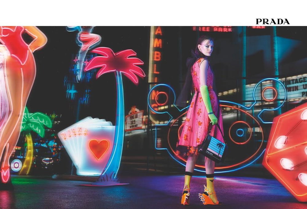 Prada Launches Fall/Winter 2018 Womenswear Campaign 'Neon Dream' — Flaunt  Magazine