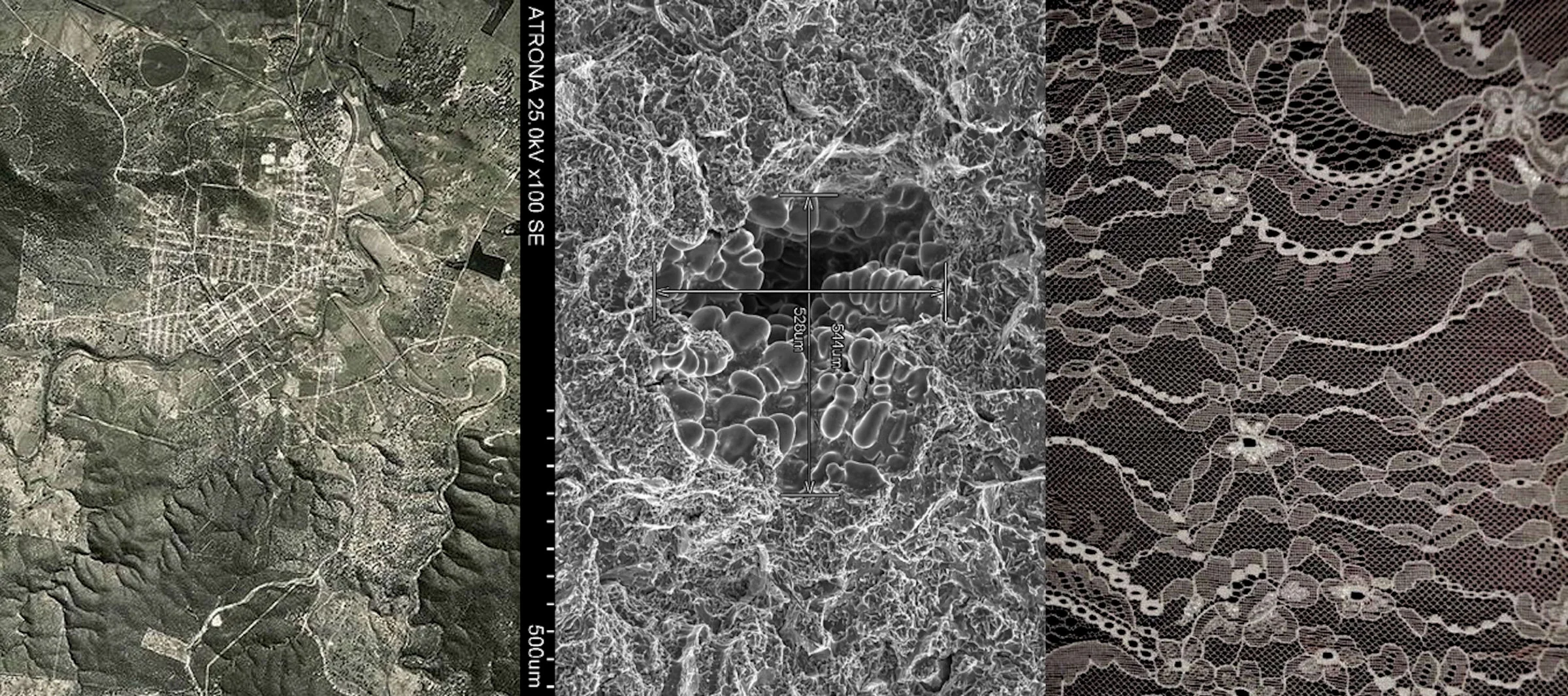 MARA EAGLE. “AERIAL HISTORY - CANBERRA IN THE 50S, 60S AND 70S; MICRO POROSITY MEASUREMENTS; UNKNOWN” FROM THE SERIES ATLAS OF MAGNILOQUENT DIGITALIA.
