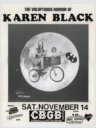 Kembra Pfahler E.T. Poster to Advertise a Voluptuous Horror of Karen Black Show at CBGB’s, 1996-printed 2018 Giclee print 24 × 18 in; 61 × 45.7 cm Edition of 5