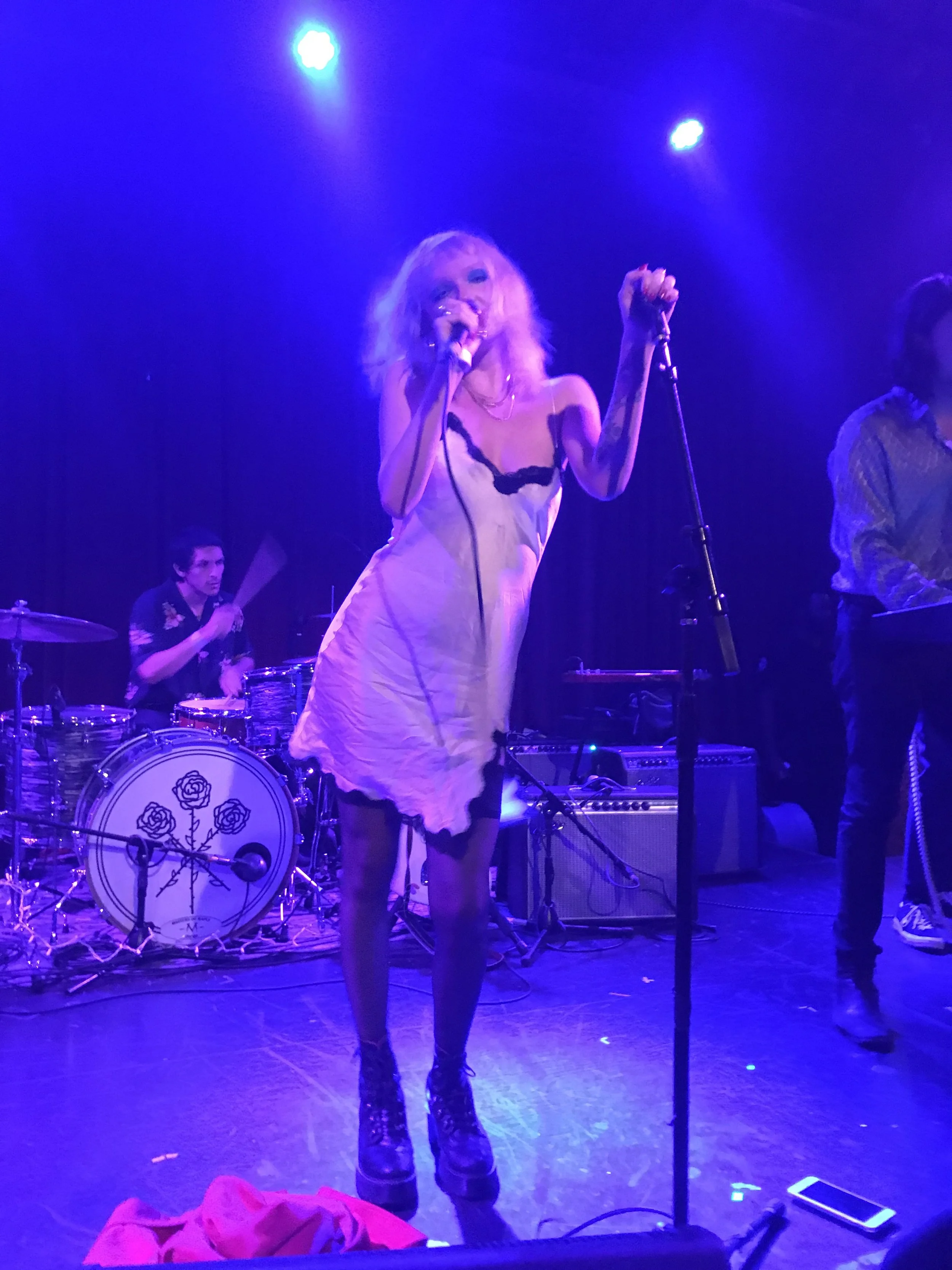 On stage! Wooo there’s no place I love more in the world. Was so special to play in a sold out venue.