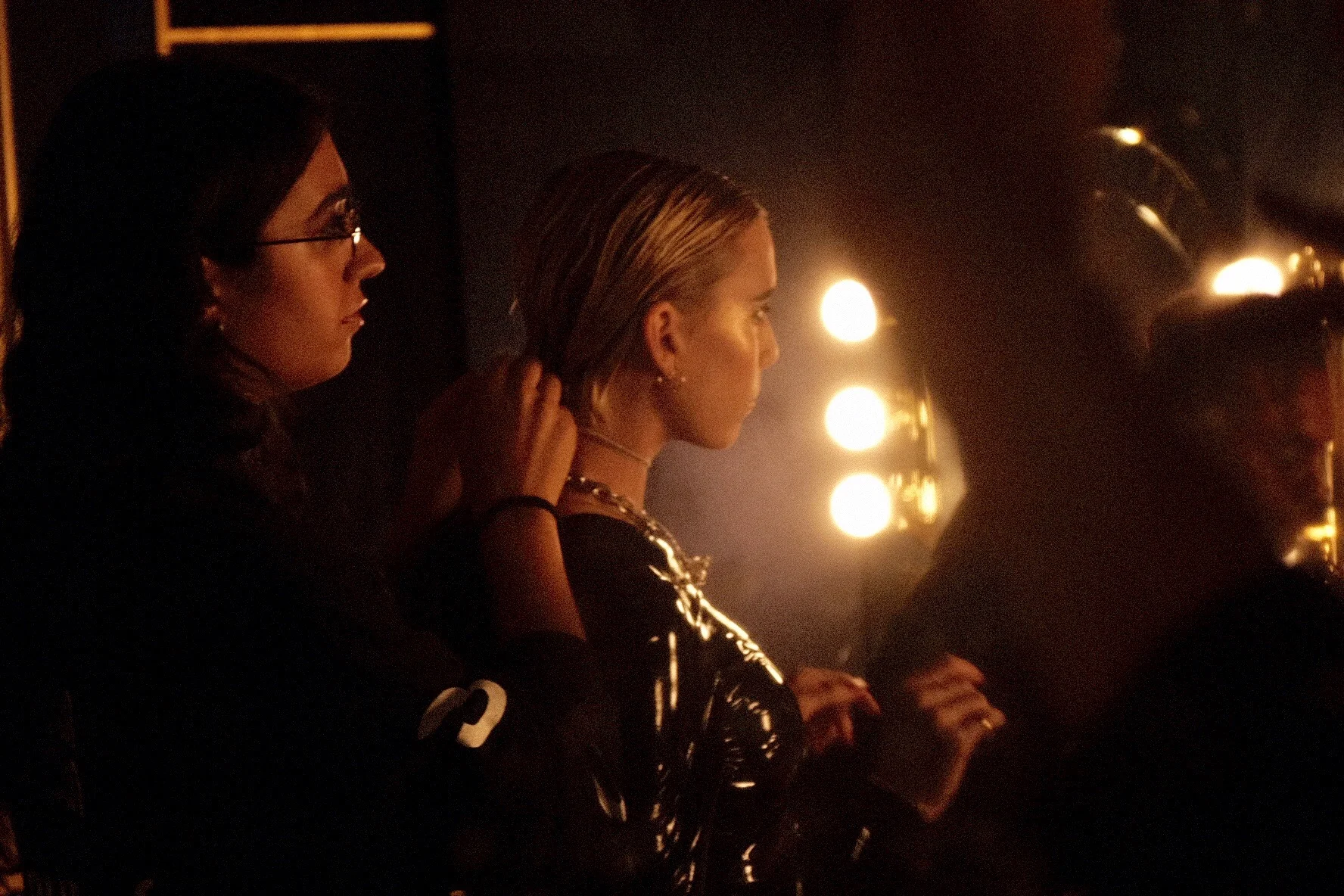 Backstage with Lykke Li. Photo by Charlotte Dawes.