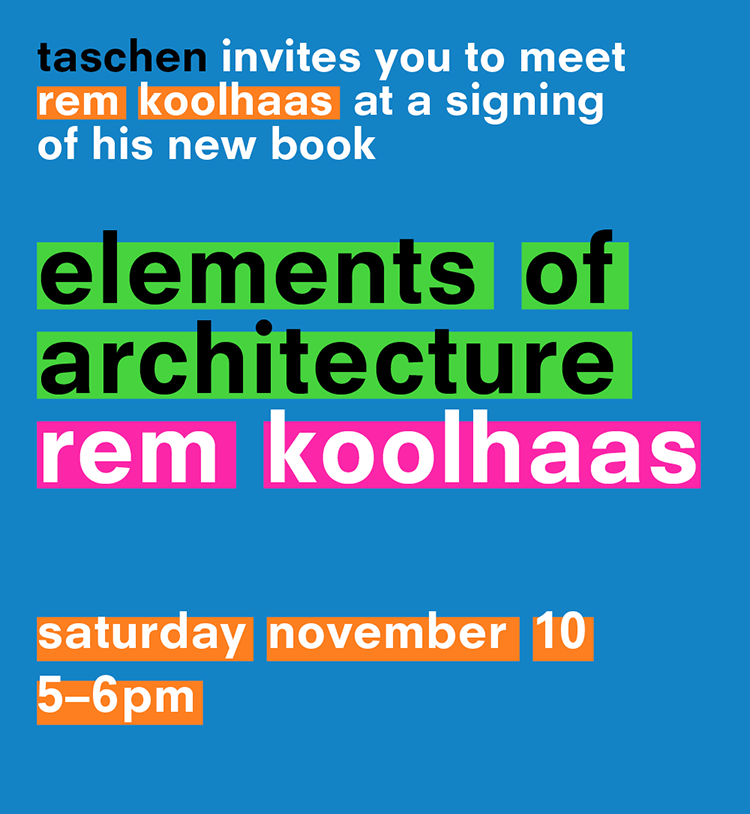 Rem Koolhaas Book Signing