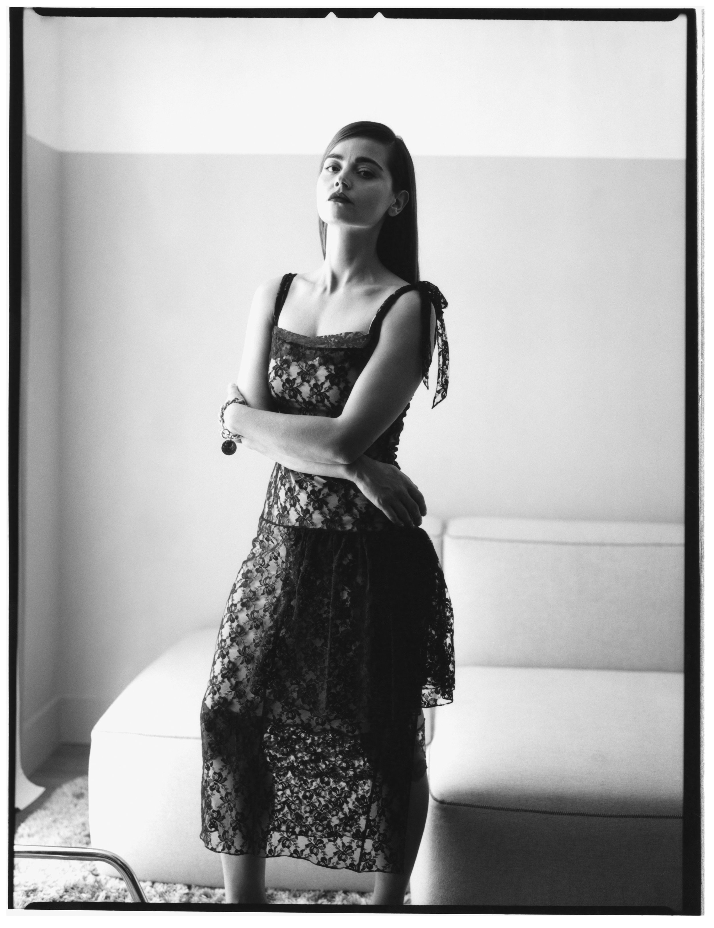   CHRISTOPHER KANE  dress and  ALIGHIERI  bracelet. 