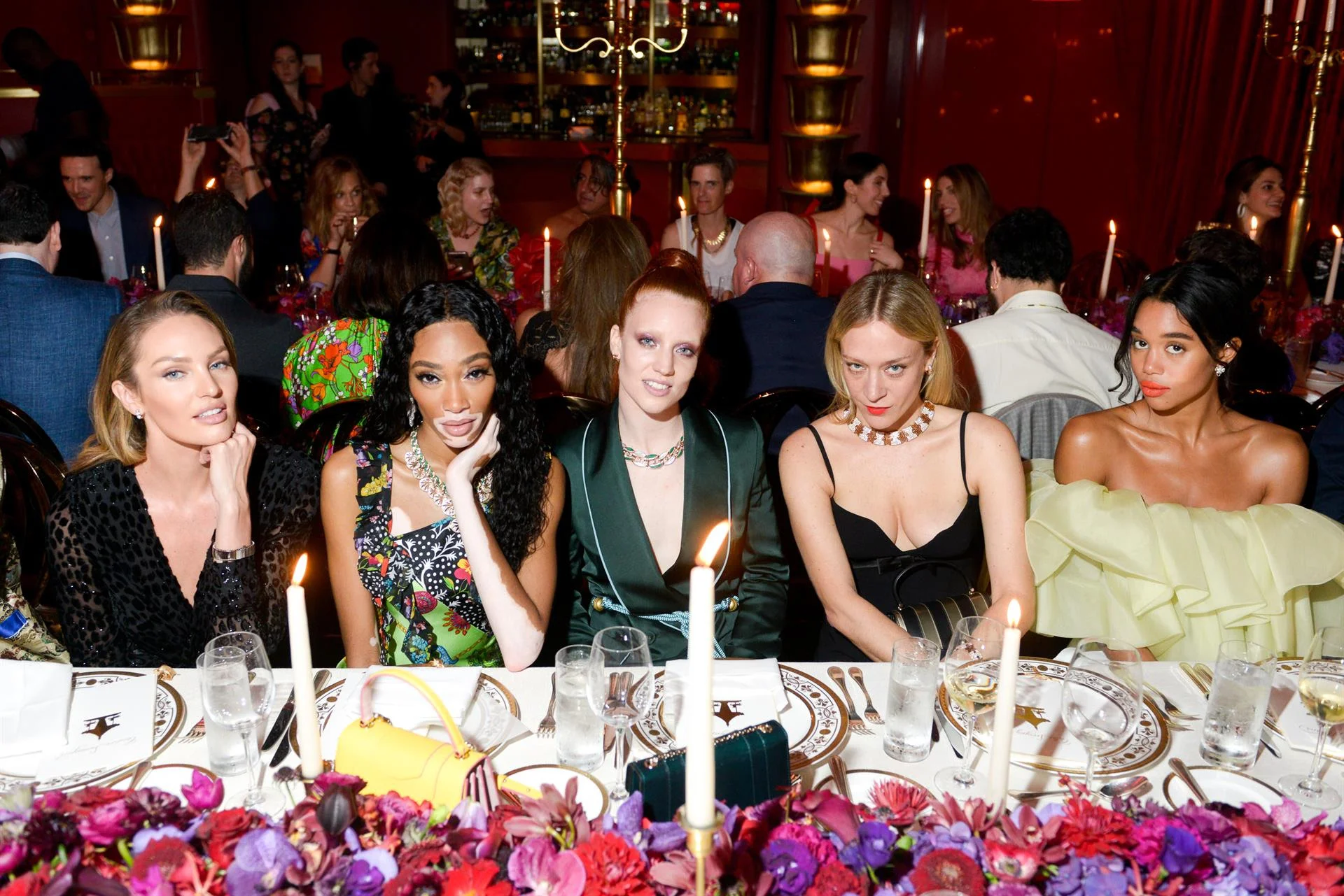 Candice Swanepoel, Winnie Harlow, Jess Glynne, Chloë Sevigny, and Laura Harrier