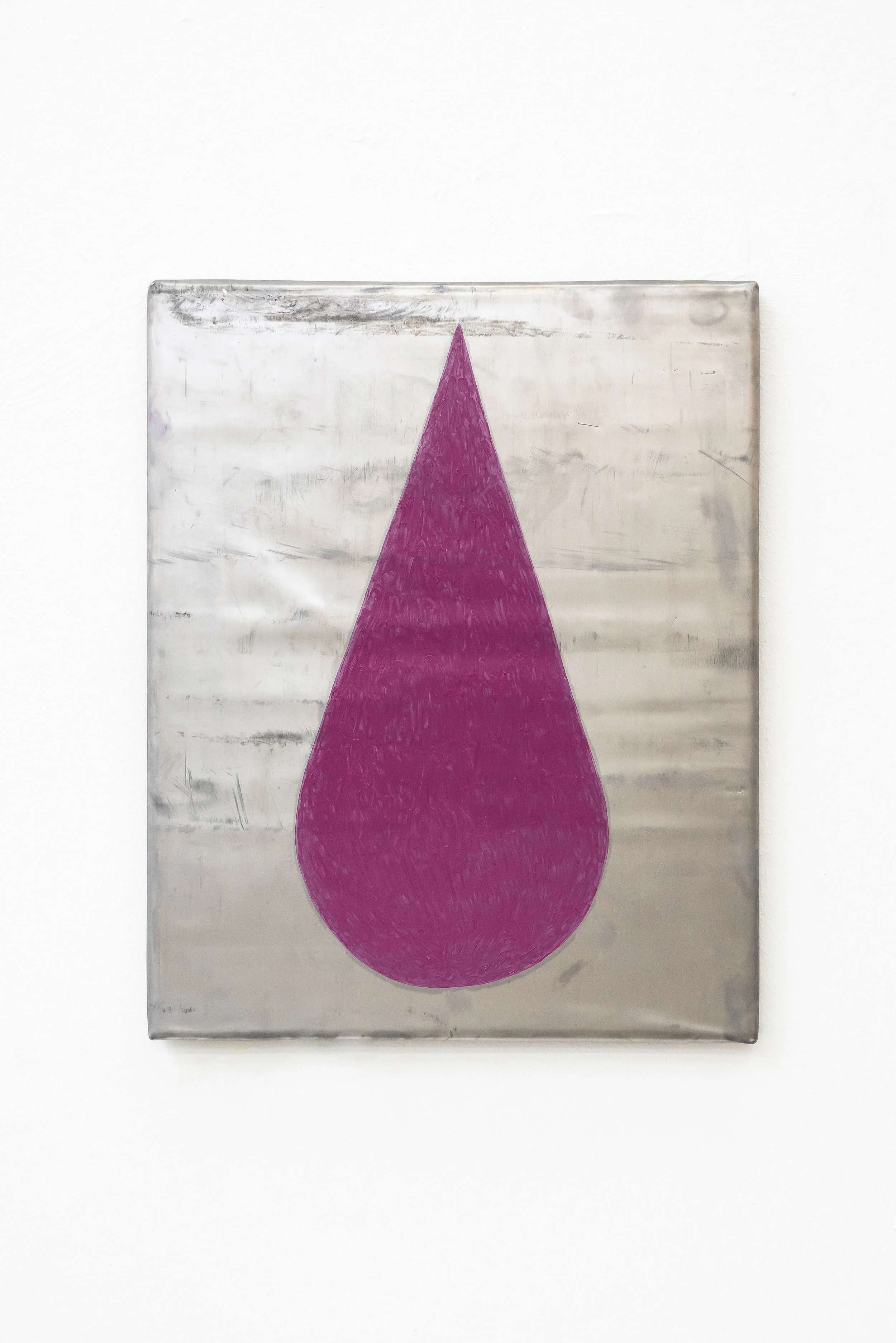 MICHAEL SAILSTORFER. “HEAVY TEAR 27 CHANEL 454 JEAN” (2018). LEAD, LIPSTICK. 19 5/8 × 15 3/4 × 3/4 INCHES. COURTESY THE ARTIST.