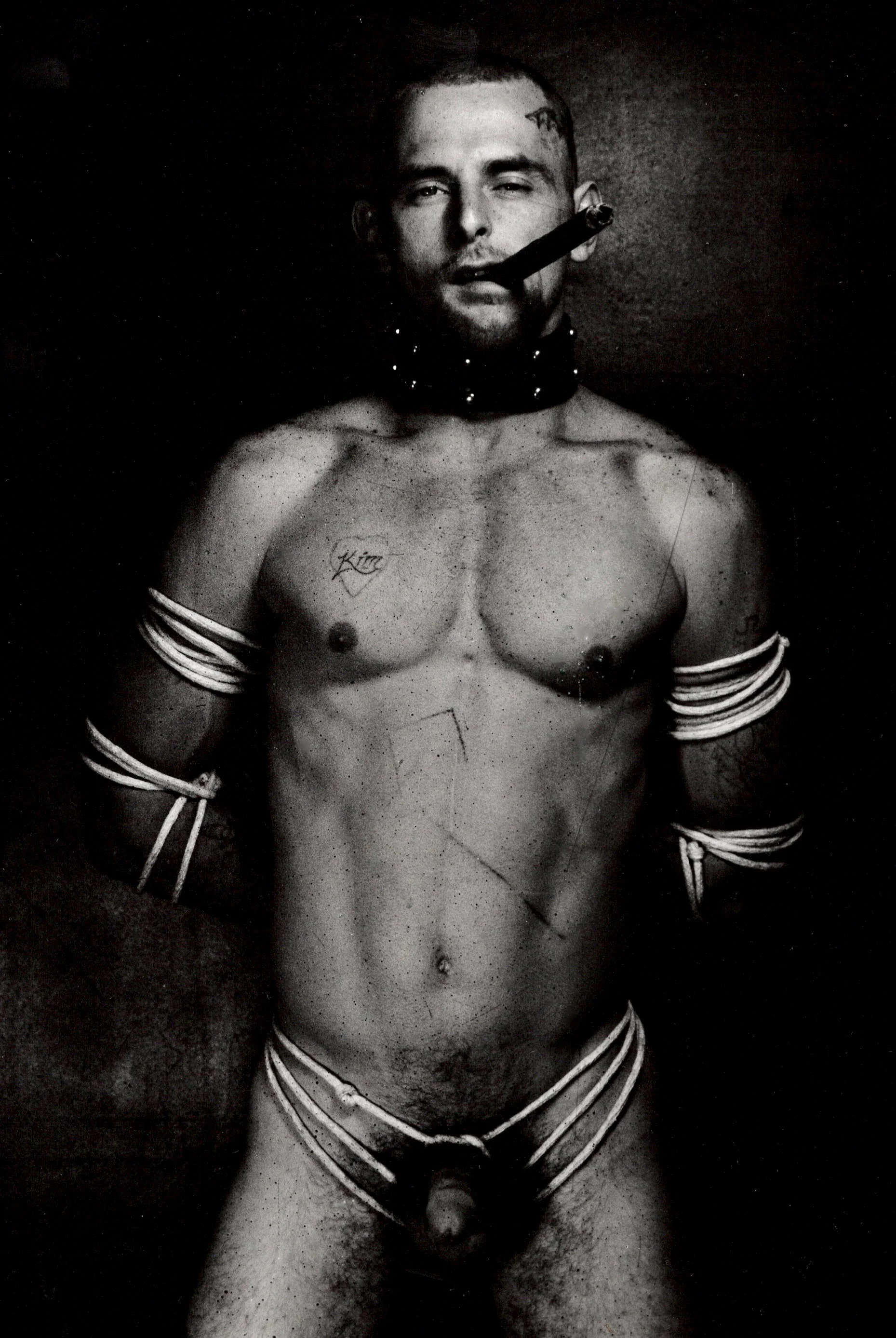 RICK CASTRO- CAUGHT SMOKING MATTE FIBER PRINT 1993