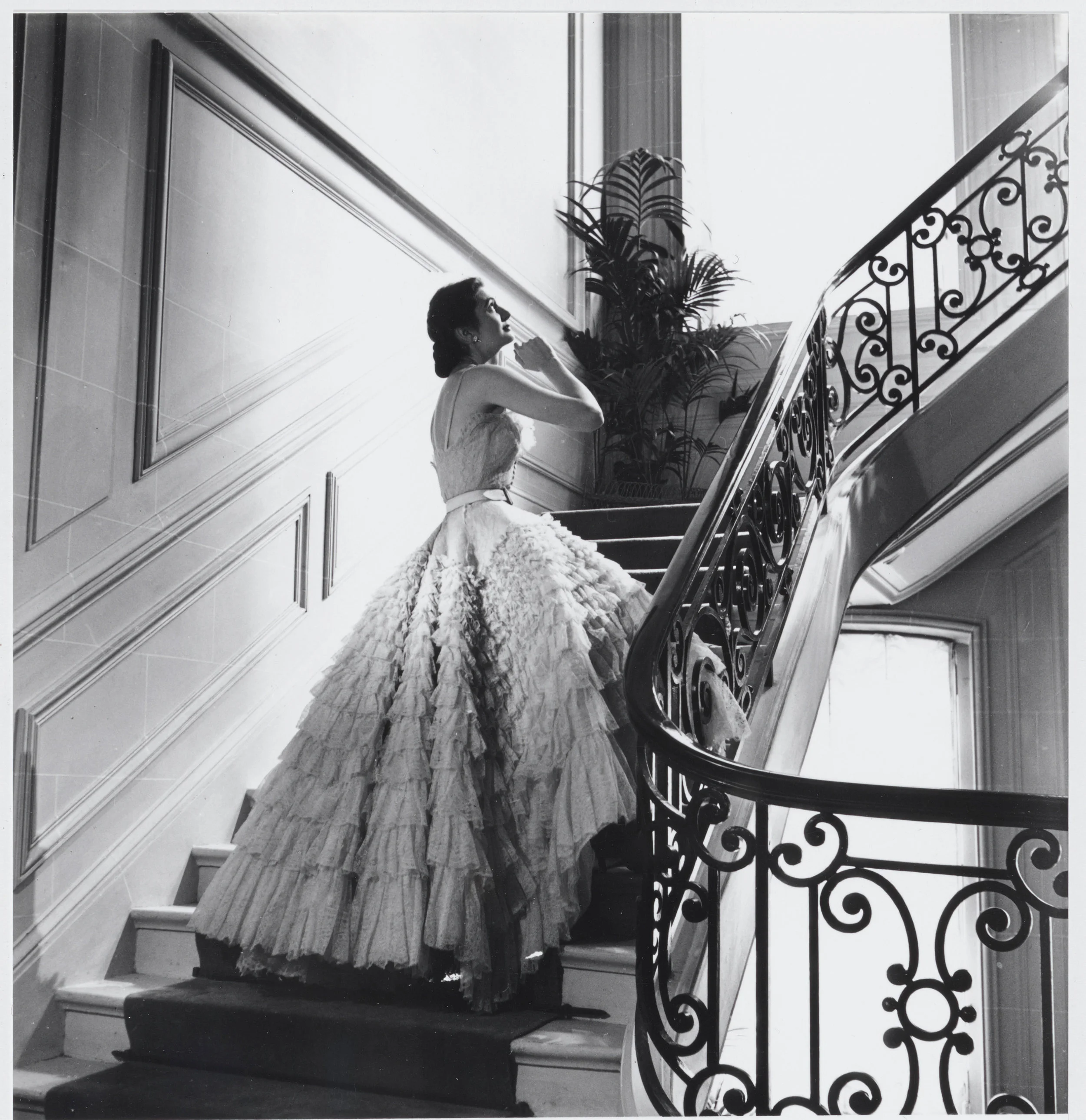 Eugénie dress, Haute Couture Fall-Winter 1948, Ailée line. Christian Dior © Association Willy Maywald _ ADAGP, 2019_.jpg