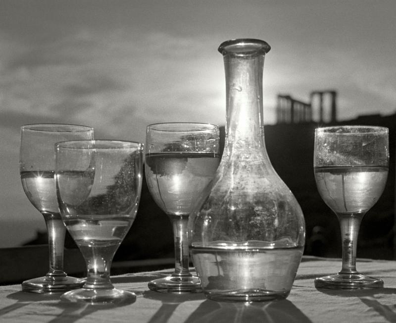 Tavern Under Poseidon Temple , Sounion, 1952