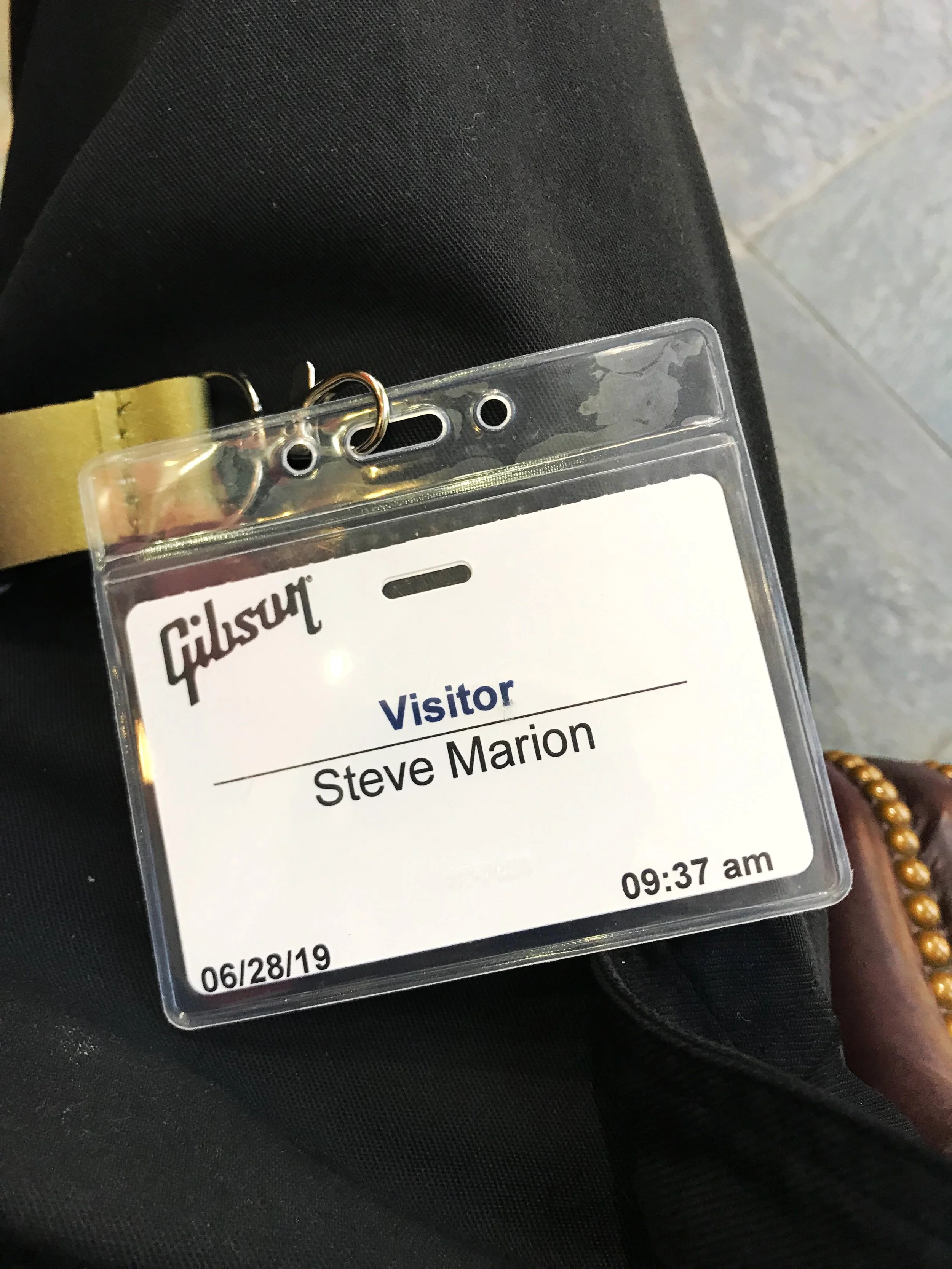 Visit to Gibson.