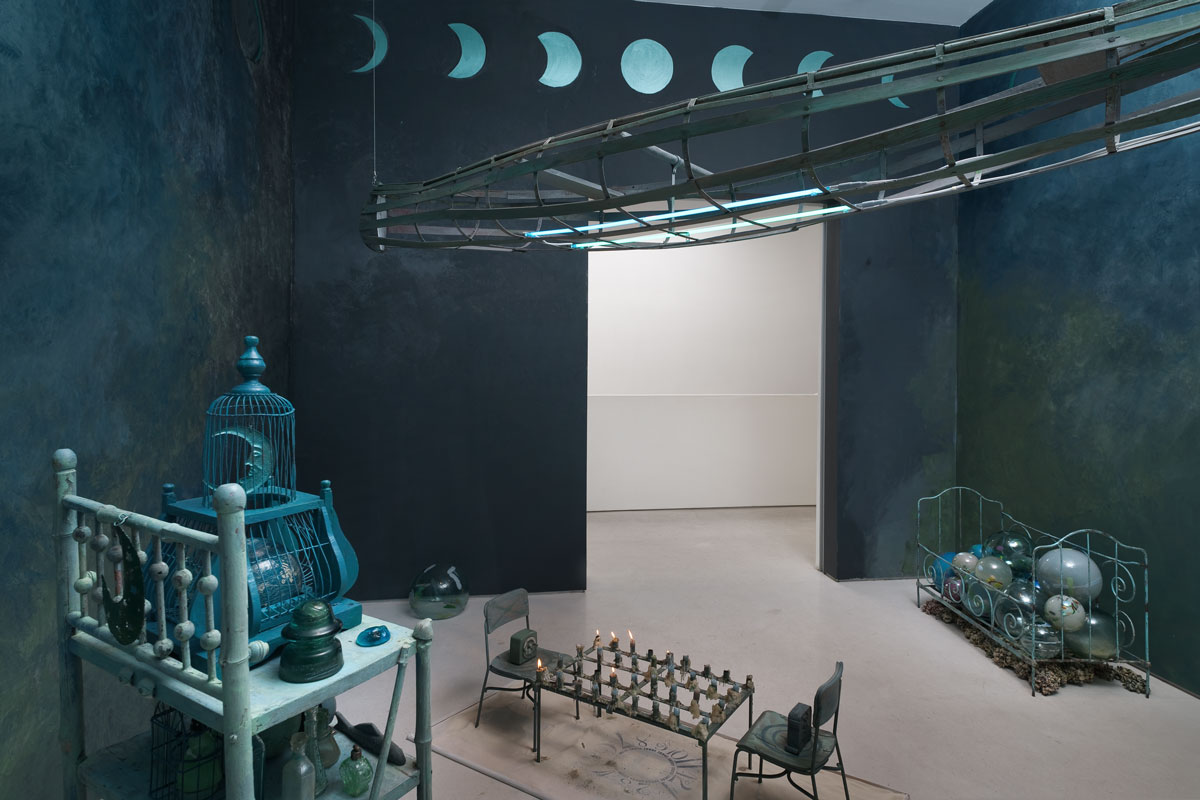 “The Alpha and Omega,” (2013). Installation View. Courtesy the Artist and Roberts & Tilton, Culver City. Photo: Robert Wedemeyer.