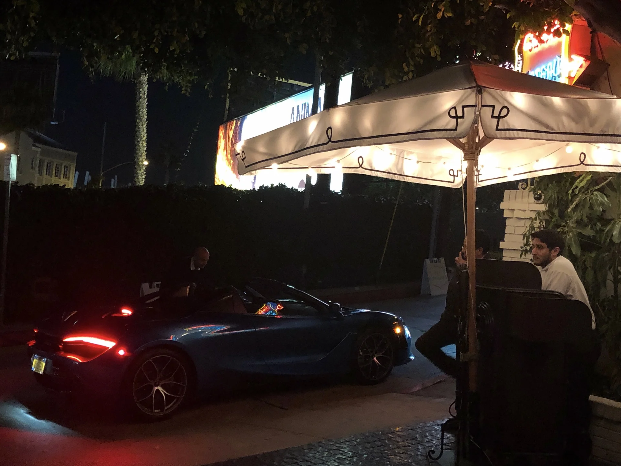 The night ended at Chateau Marmont where my friend Samira Larouci was having her goodbye dinner.