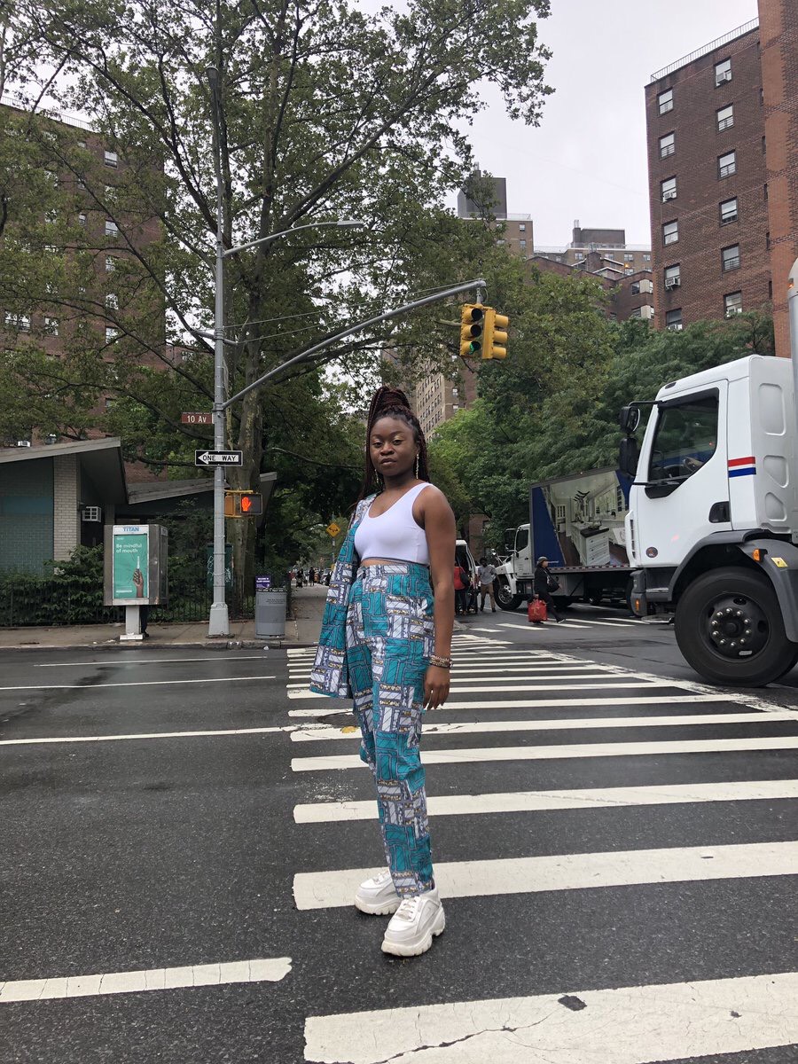 My first full day in Brooklyn. Corner street pose for the camera!