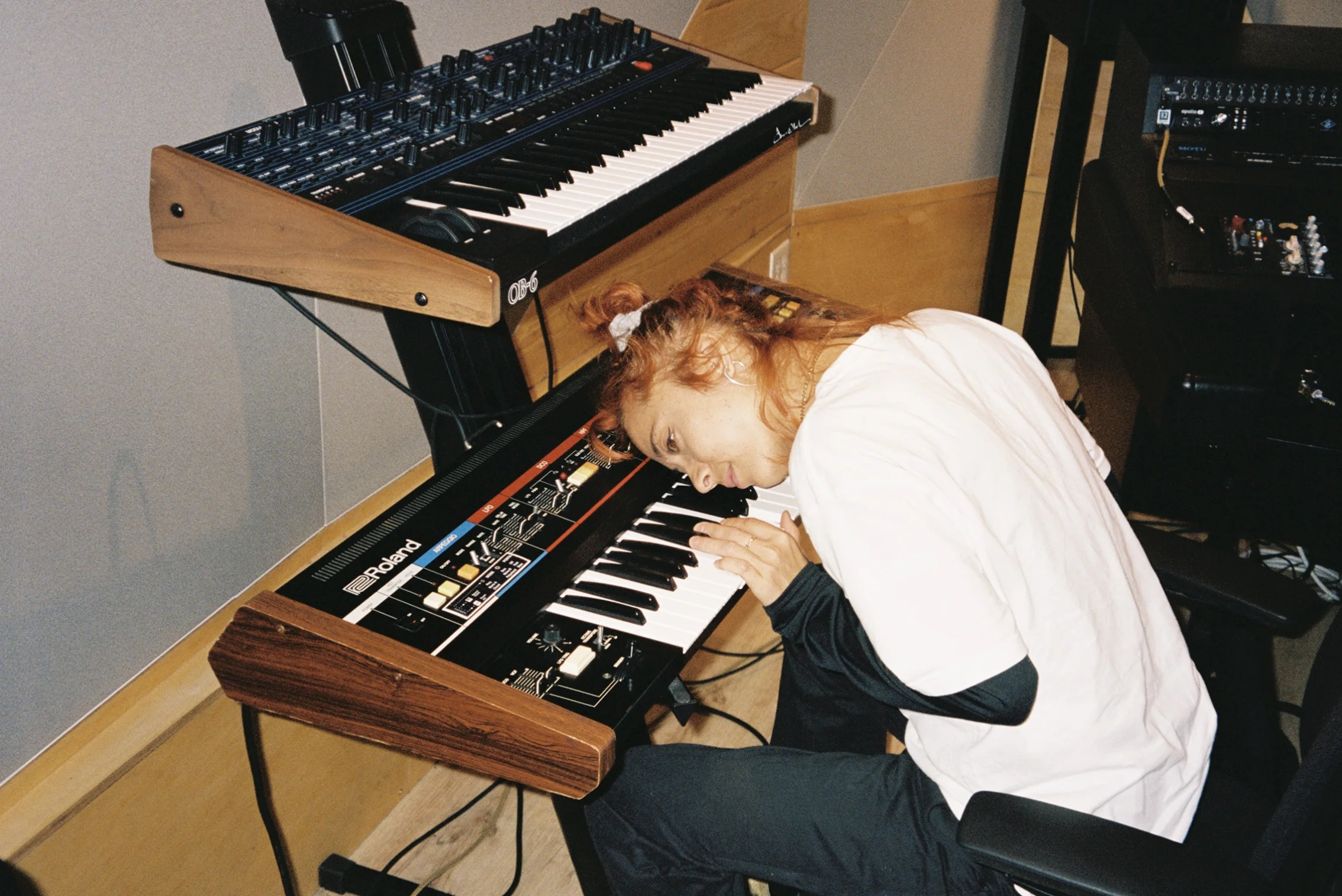 Most days I’ll have a songwriting session, such as this one I had with upcoming superstar Zan at the Future Classic X Dropbox studios in Frogtown.