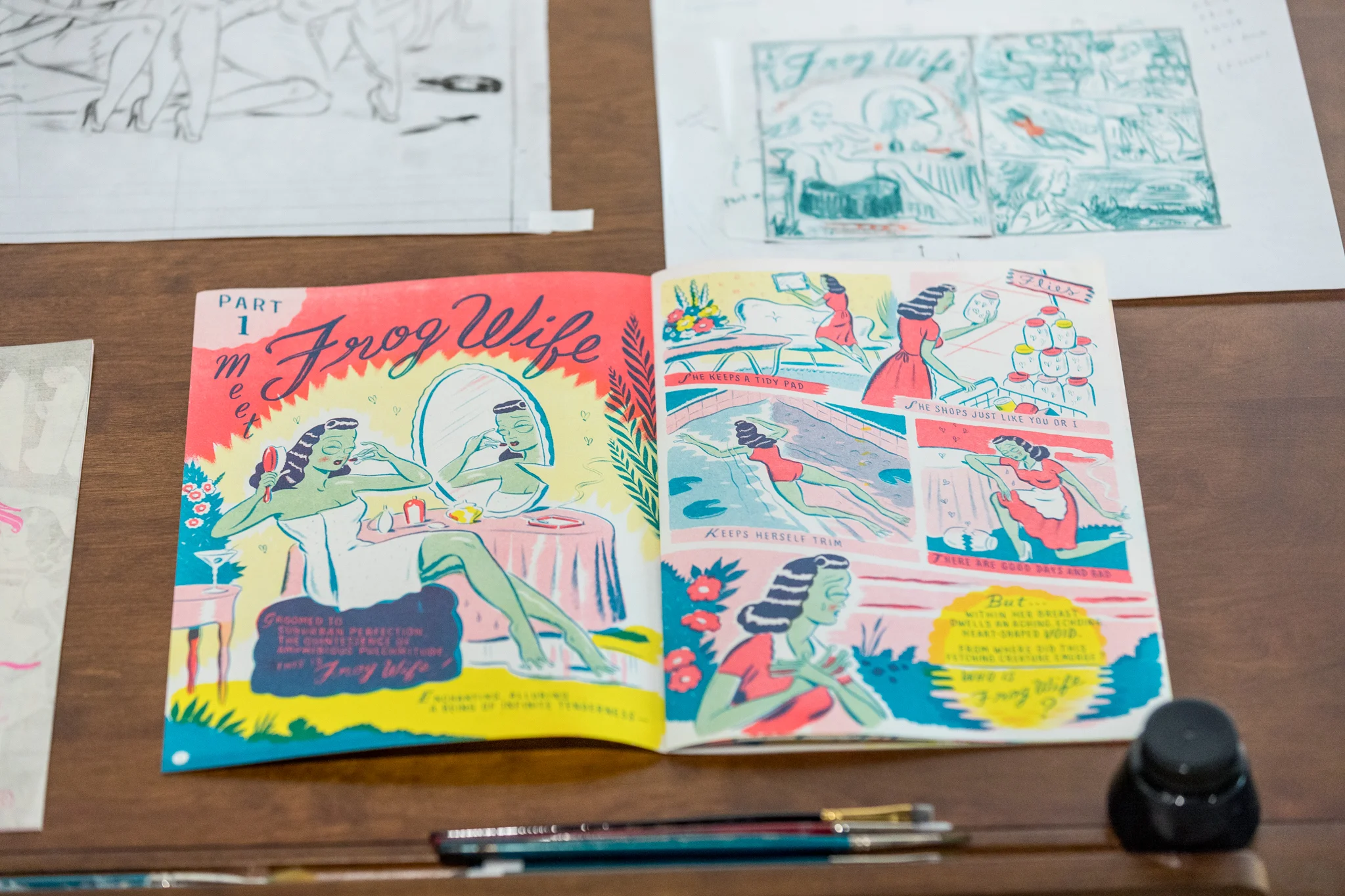 “Frog Wife” comic.