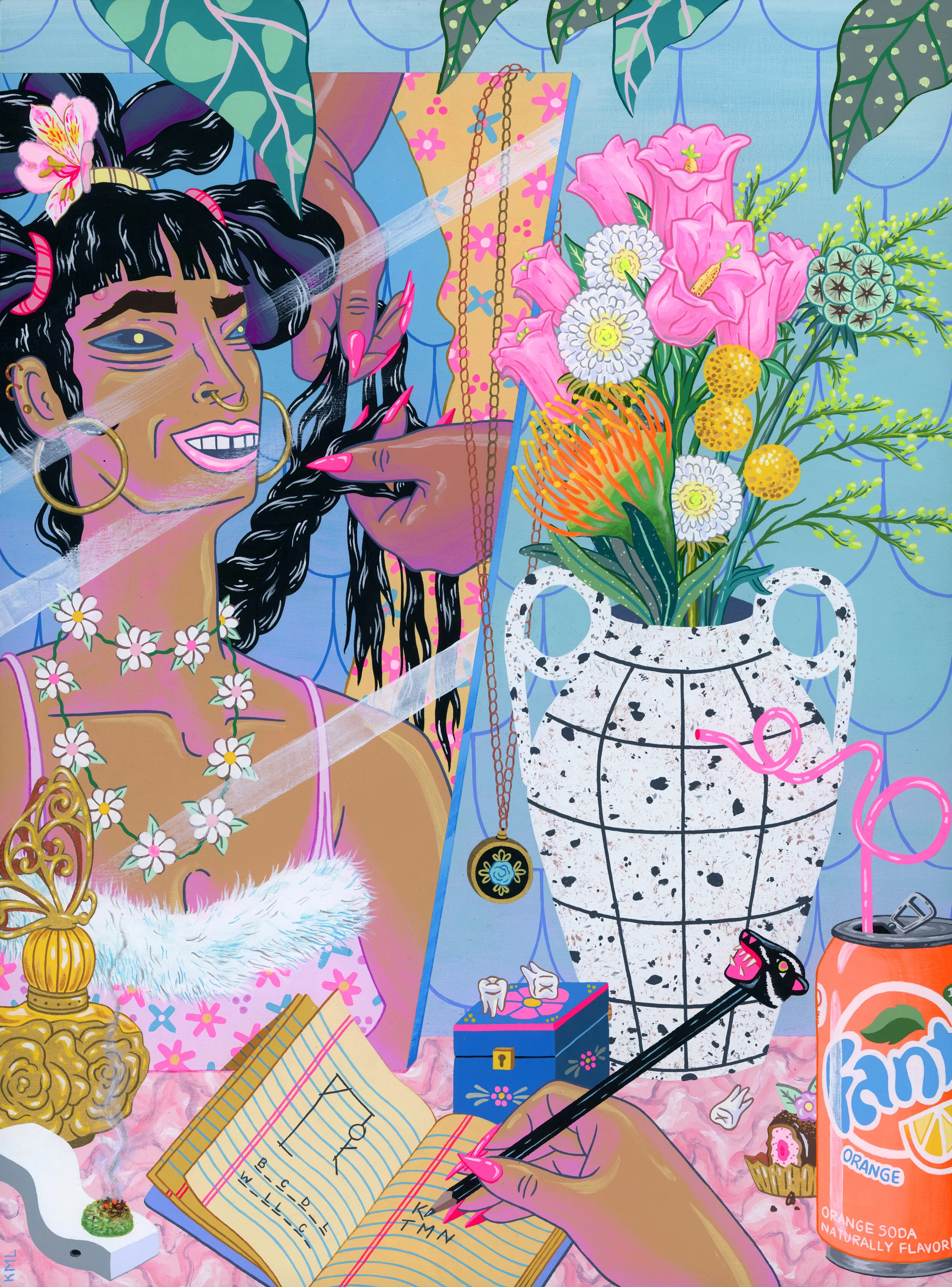 “A Bouquet For My Dear Friend” by Kristen Liu-Wong