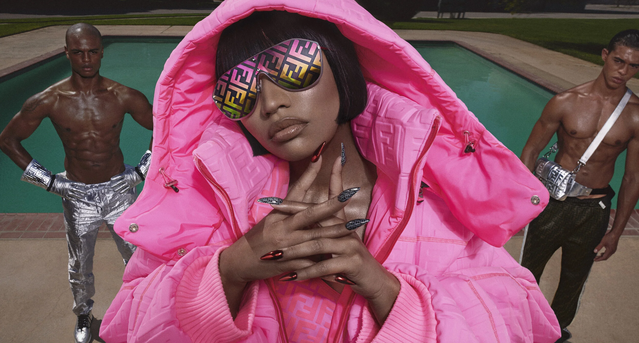 nicki minaj fendi jacket