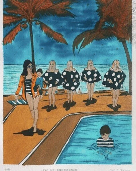 Social distancing. ⠀⠀⠀⠀⠀⠀⠀⠀⠀
Flaunt favorite, @MarcelDzama, has opened an online only exhibition, "Pink Moon", with @DavidZwirner featuring new works created following recent travel to Morocco and Mexico. We hope he comes back soon. ⠀⠀⠀⠀⠀⠀⠀⠀⠀
Image: &ldquo;The pool near the ocean," (2020). Watercolor, ink, and graphite on paper. 12 x 9 inches. Courtesy the Artist and David Zwirner.
⠀⠀⠀⠀⠀⠀⠀⠀⠀
#MarcelDzama #Quarantine #DavidZwirner