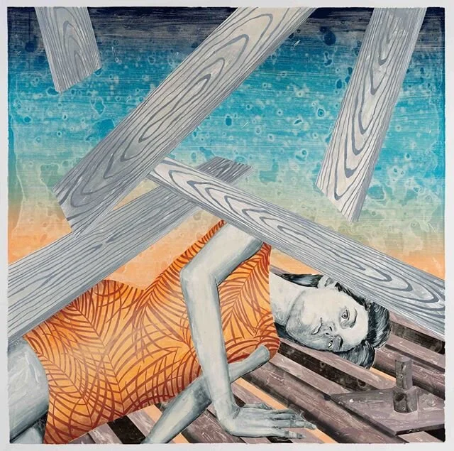 Time, now, to enjoy artist Marion Fink's piece:⠀⠀⠀⠀⠀⠀⠀⠀⠀
⠀⠀⠀⠀⠀⠀⠀⠀⠀
"She thoughtlessly transformed her environment, her environment thoughtfully transformed her" ⠀⠀⠀⠀⠀⠀⠀⠀⠀
⠀⠀⠀⠀⠀⠀⠀⠀⠀
because, well, we're on lockdown and transformation's gonna happen one way or another, whether we like it or not! ⠀⠀⠀⠀⠀⠀⠀⠀⠀
⠀⠀⠀⠀⠀⠀⠀⠀⠀
Part of @C24gallery 's ongoing collaboration with Berlin-based collective A:D: Curatorial, who recently presented the work of @StudioMarionFink &amp; Enik&ouml; M&aacute;rton (@marton.e) in "Analogous Dimensions." ⠀⠀⠀⠀⠀⠀⠀⠀⠀
⠀⠀⠀⠀⠀⠀⠀⠀⠀
2019. Monotype, oil color and wax pastel on paper. 60.24 x 60.24in. ⠀⠀⠀⠀⠀⠀⠀⠀⠀
⠀⠀⠀⠀⠀⠀⠀⠀⠀
#C24 #isolation #MarionFink #AnalogousDimensions #quarantine