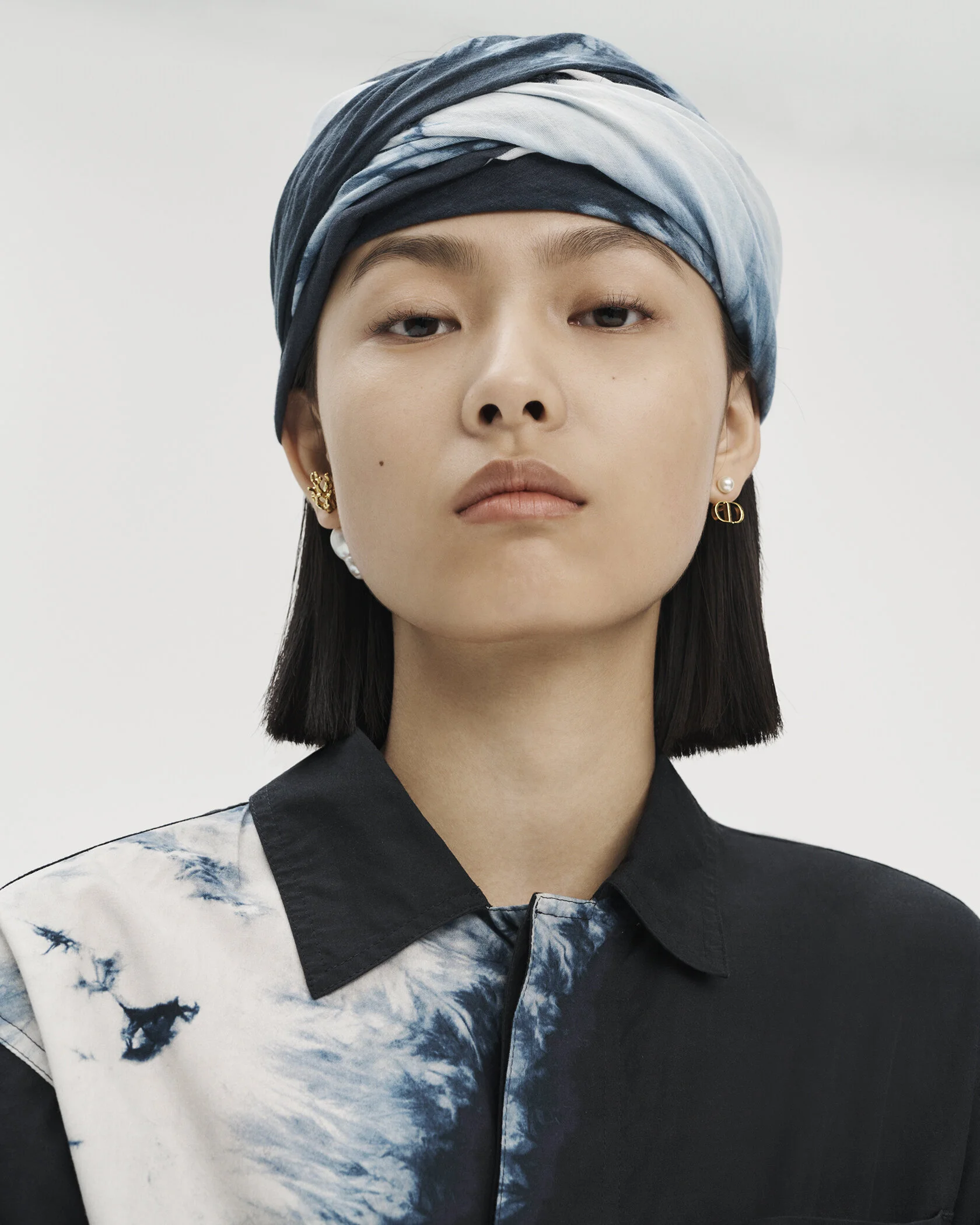 Dior Tie Dye Denim Cap Dior Tie-Dye Veil Bucket Hat Dior | TLC main image 4
