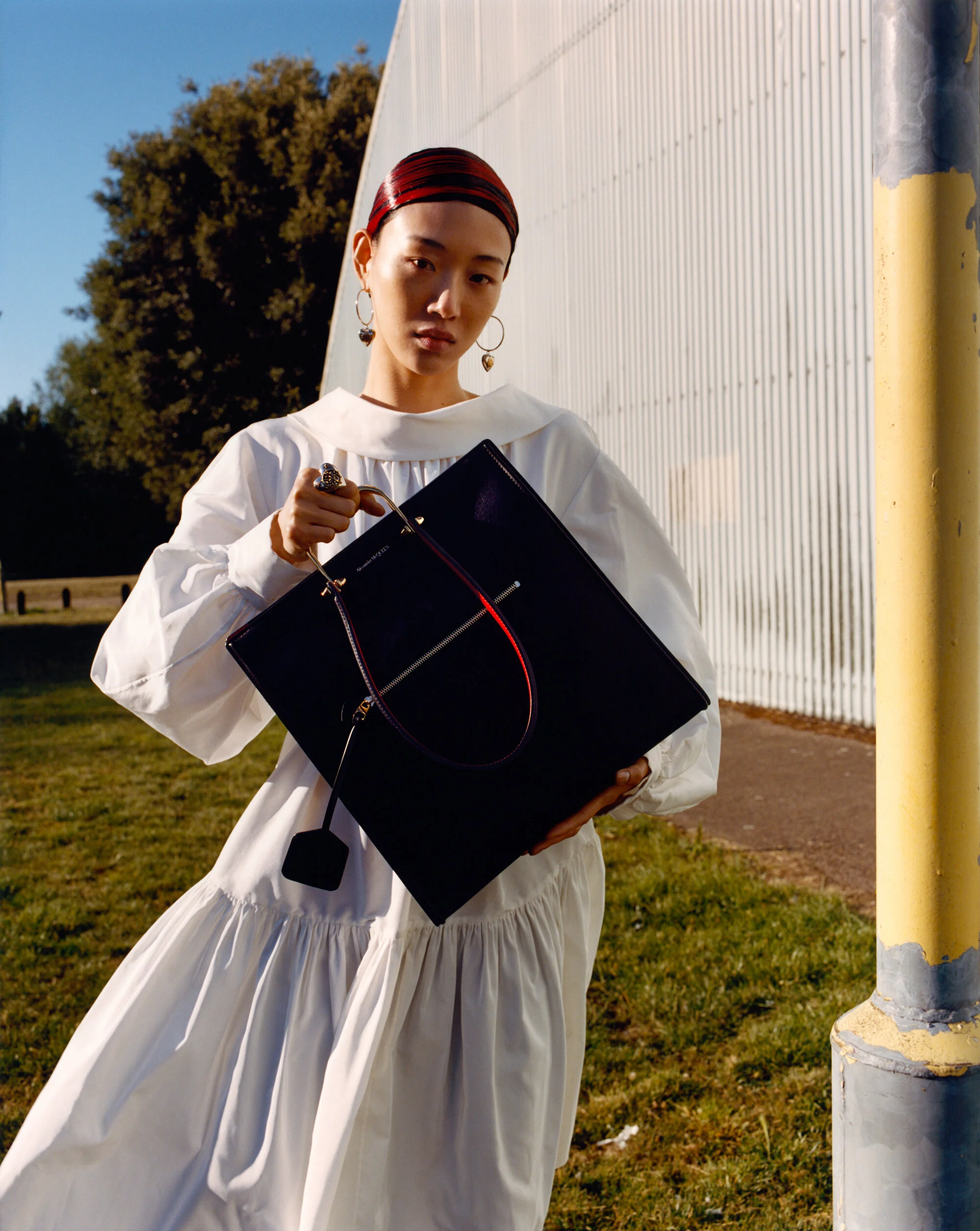 Alexander McQueen / Tall Story bag for AW20