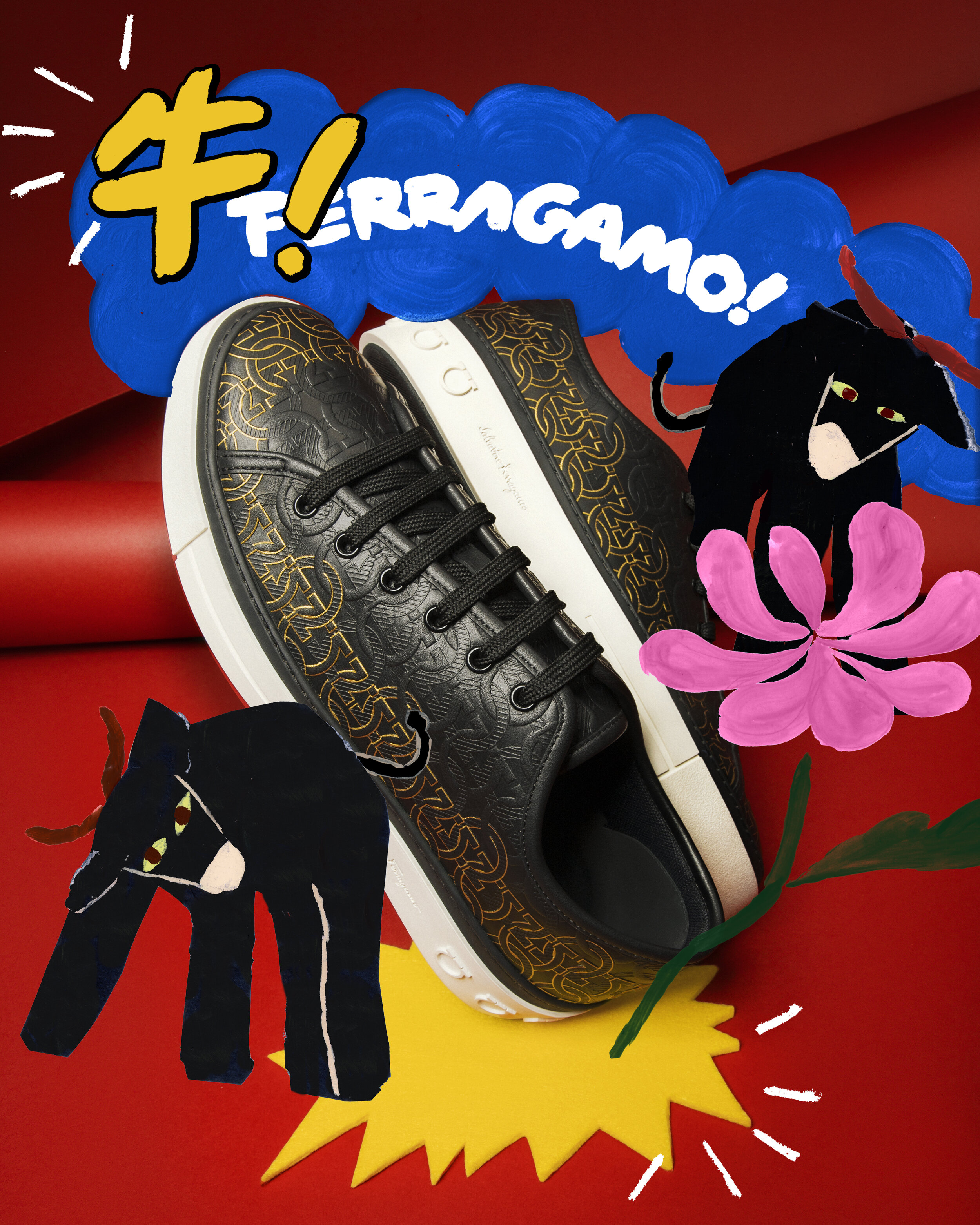 Salvatore Ferragamo | Chinese New Year and Valentine's Day Art