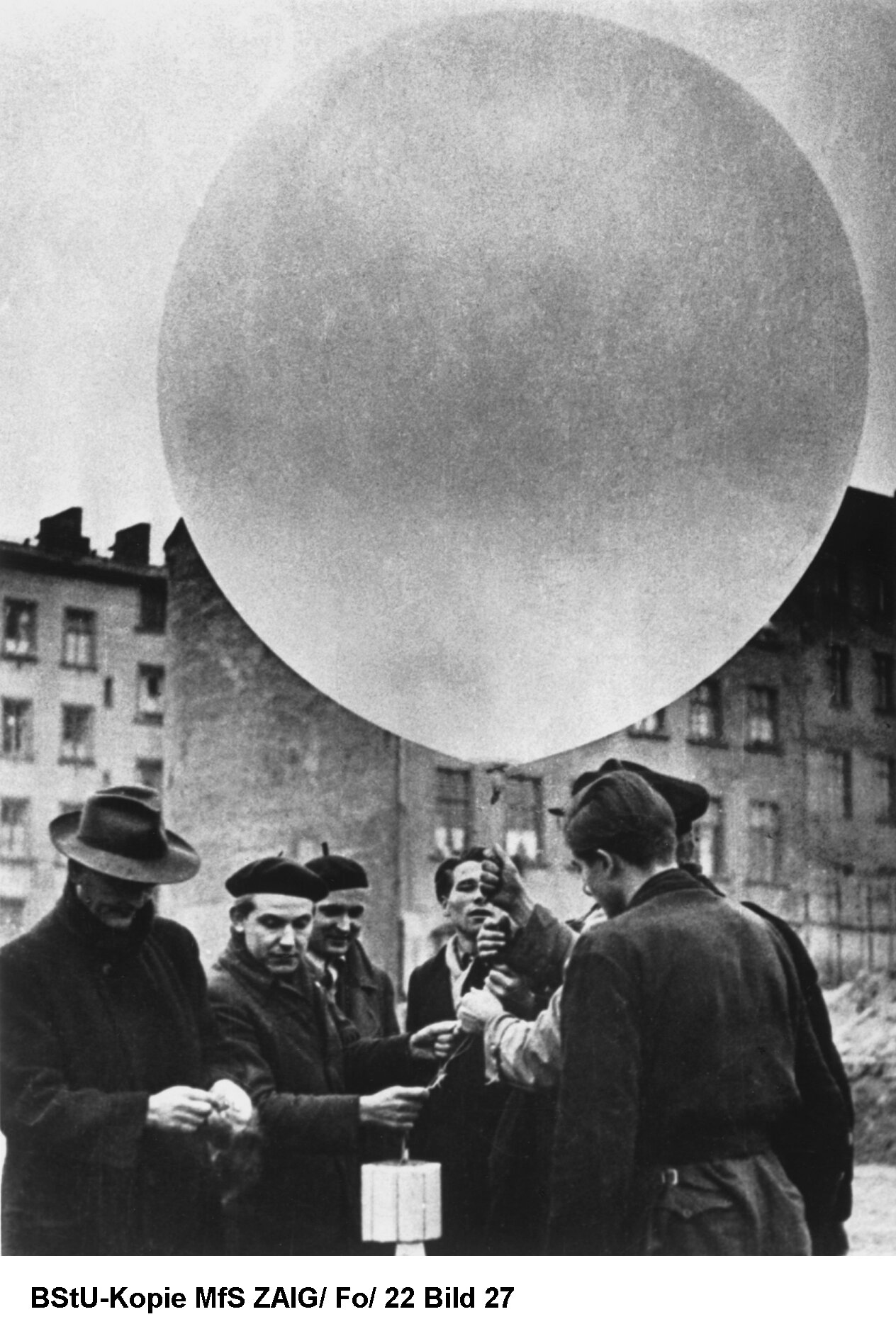 Balloons were one delivery platform used by the Kampfgruppe to post messages and leaflets into East Germany. (BStU, via Enrico Heitzer).&nbsp;Rid, Thomas. Active Measures: The Secret History of Disinformation and Political Warfare. Farrar, Straus an…