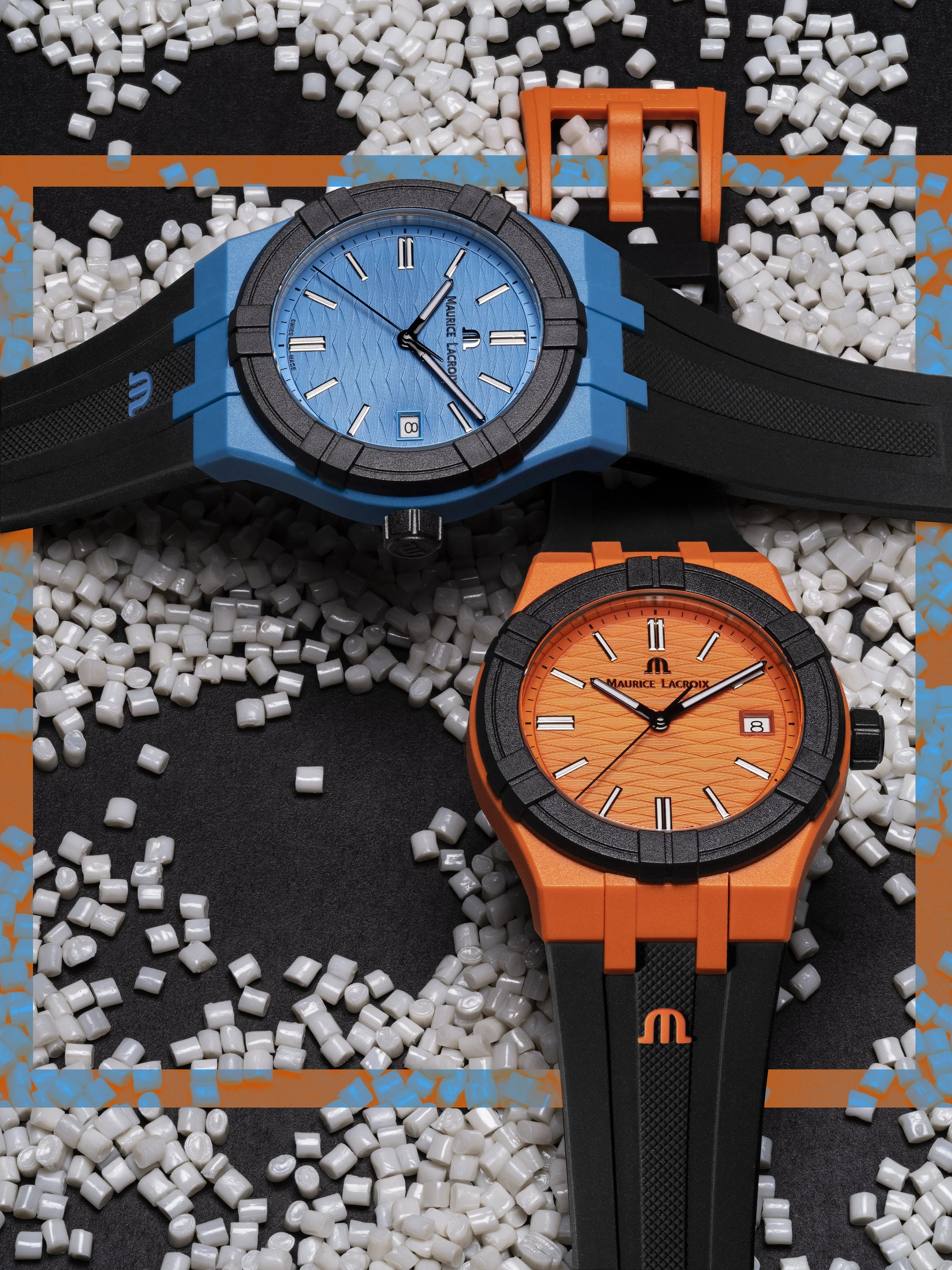 Y*N様 Maurice Lacroix アイコン　タイド　時計 オレンジ Maurice Lacroix | Unleashing New Sustainable Watch AIKON #tide