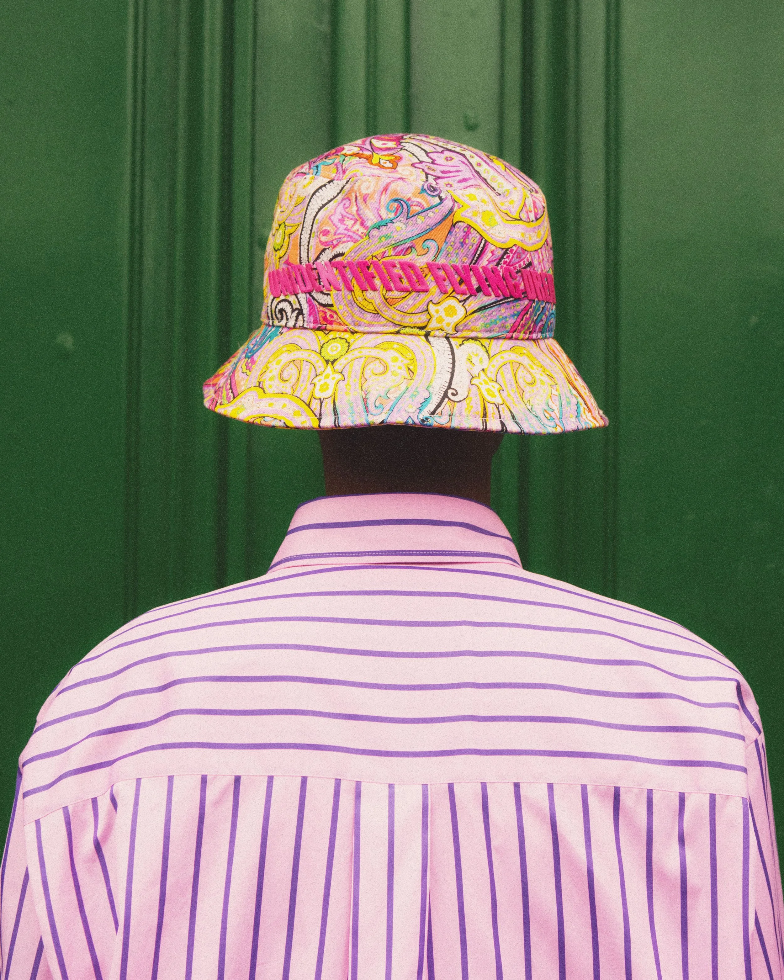 Etro Orange and Gold Paisley Bucket Hat NWOT. ETRO | Valentine main image 2