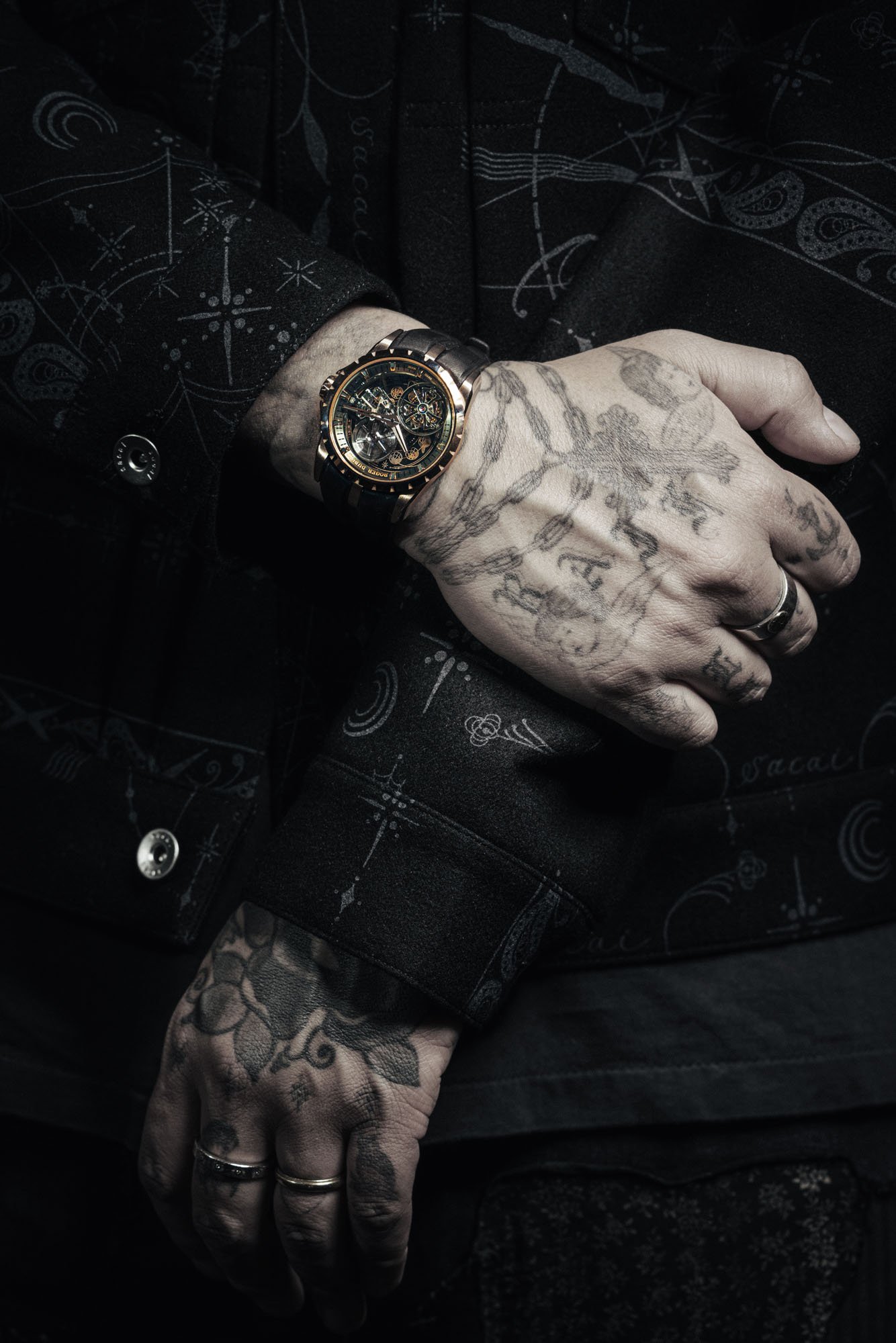 Dr. Woo X Roger Dubuis | Tattoo Artist Collaborates With Luxury Watch Brand  — Flaunt Magazine