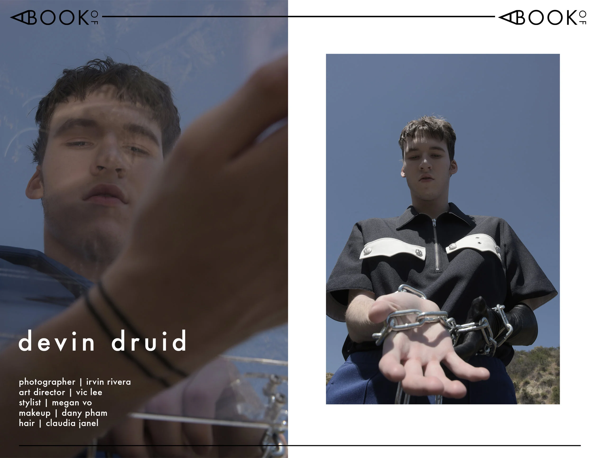 LEFT Jacket: Prada | RIGHT Shirt: Calvin Klein 205W39NYC Pant: Maison Margiela