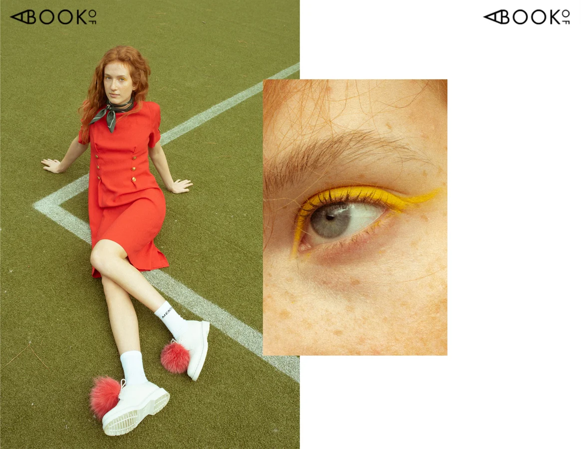 scarf & dress PRAG COPENHAGEN, socks MENTAL STUDIO, shoes JANE CHRISTINE MUNCH