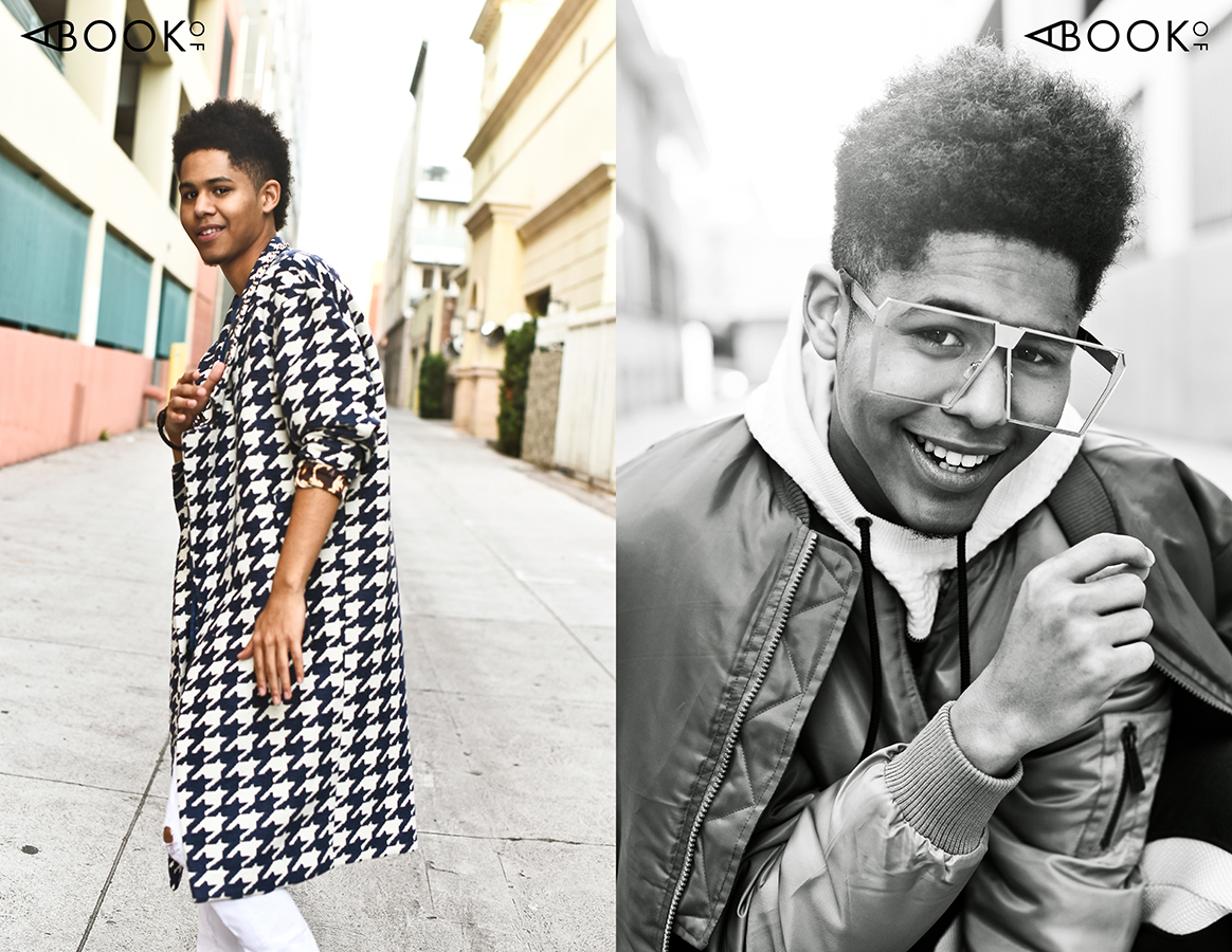 Left: Jacket - Oren Kash, Denim - Paraval Right: Jacket (worn over) - Soulstar, Jacket (worn under) - Soulstar, Sweater - A. Tiziano, Glasses - zeroUV