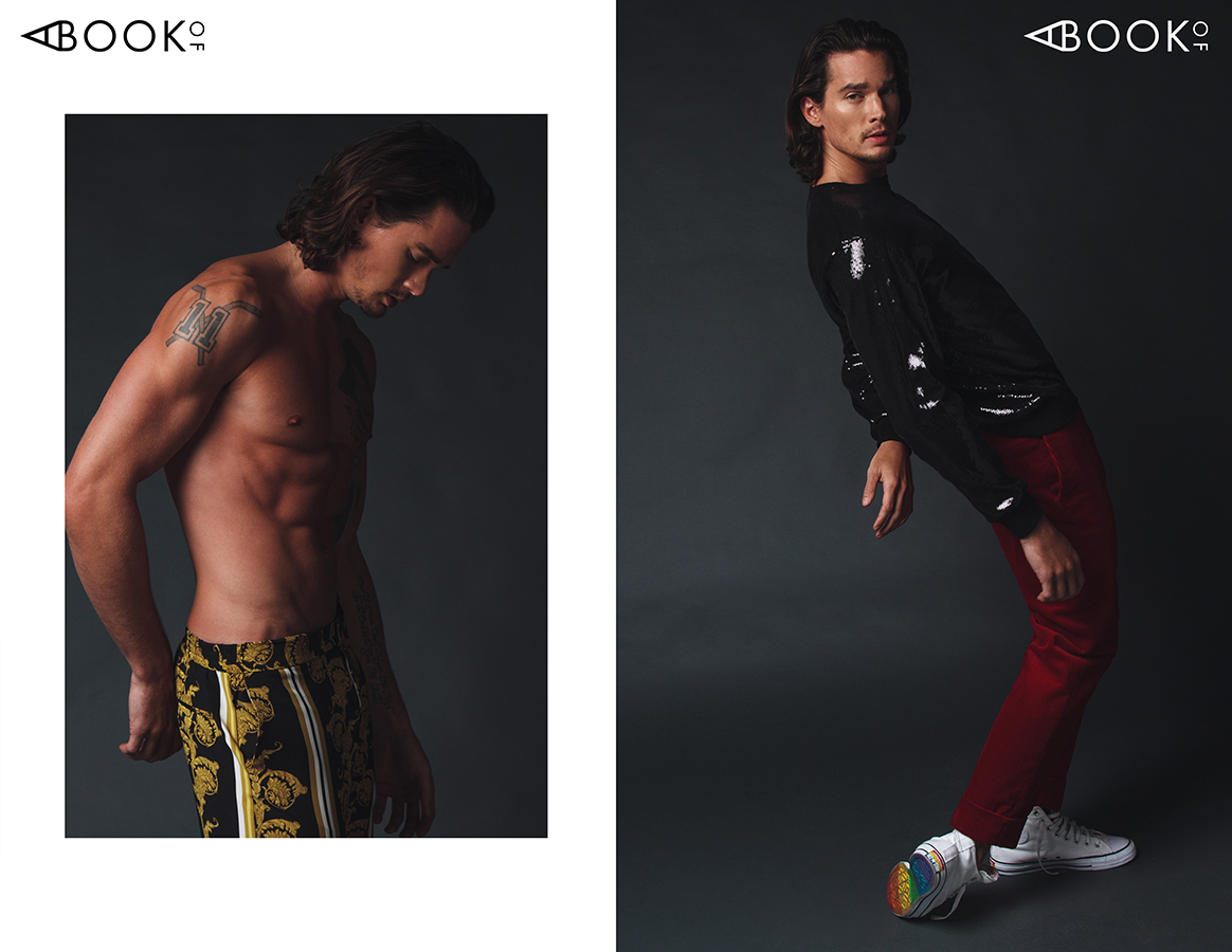Left: Pants - Zara Right: Top - Saint Laurent , Pants: Club Monaco , Shoes: Converse