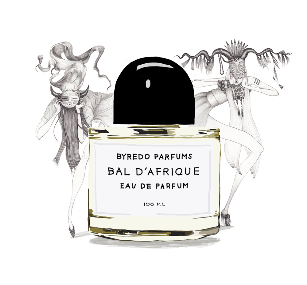 work for a perfume brand "byredo", "bal d'afrique" fragrance. Idea was to create characters and atmosphere which could assoсiate with the name of the fragrance | @m._.a._.0