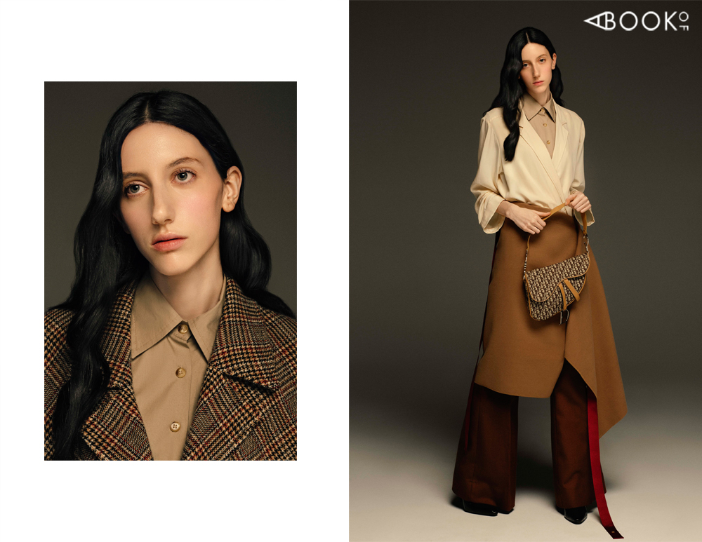 Jacket & Pants: Llamazares y De Delgado , Shirt: Gian , Shoes: Louis Vuitton Right: Blouse: Chanel , Shirt: Gian , Skirt: Just a Detail, Pants: Las Pepitas Boots: Zara , Bag: Dior
