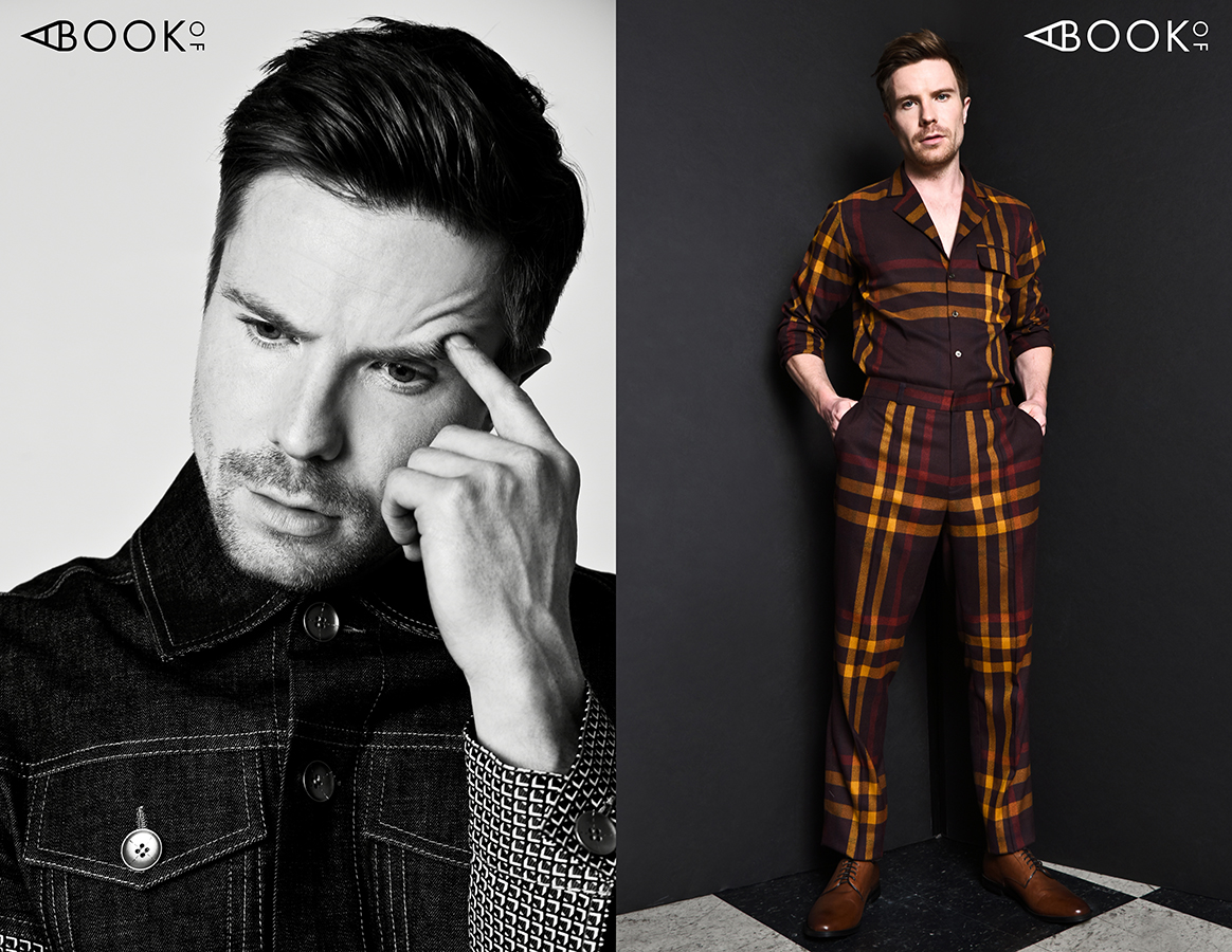 LEFT: Turtleneck : Cos, Jacket: Calvin Luo RIGHT: Shirt & Pants : DZOJCHEN, Boots : Taft