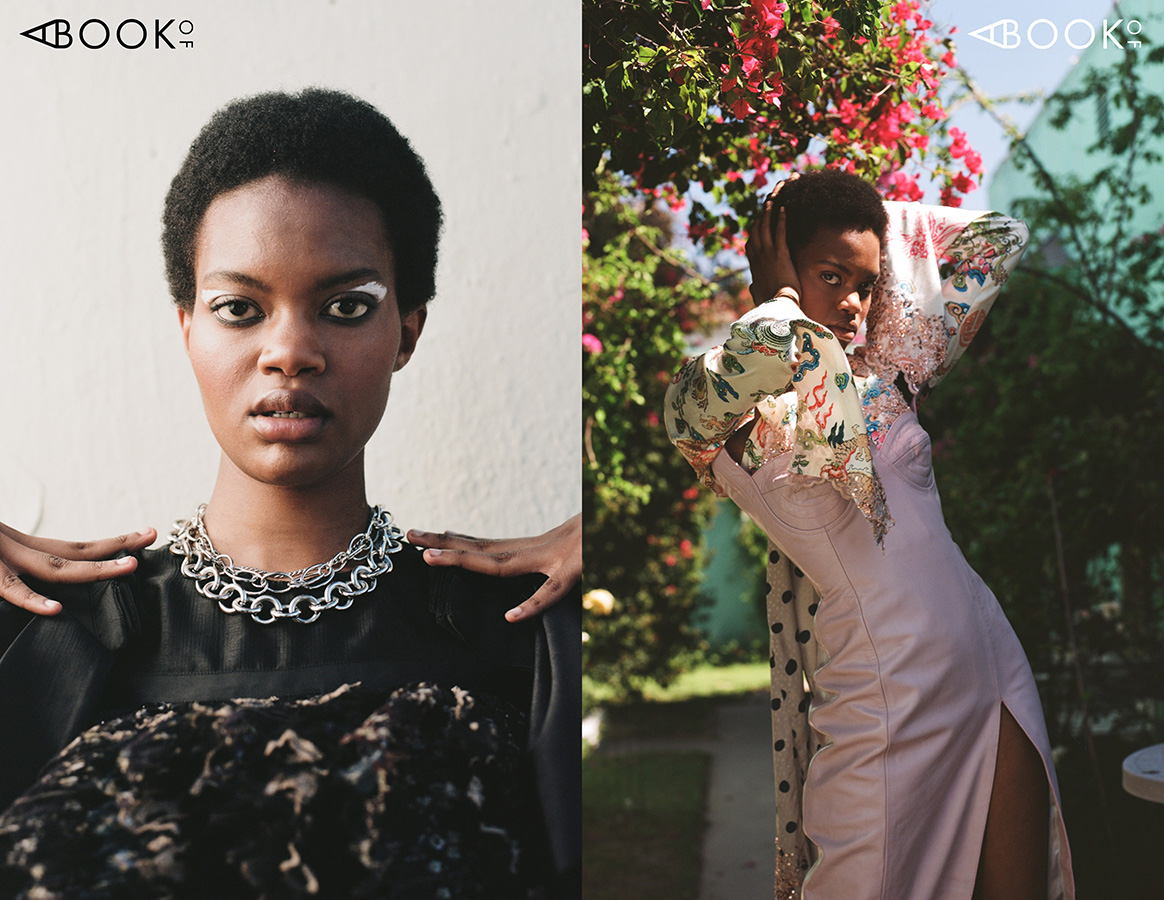 LEFT: Necklaces: 14th & Union & vintage, Dress: Rocky Star RIGHT: Top: Chase Denham, Dress: Malan Breton