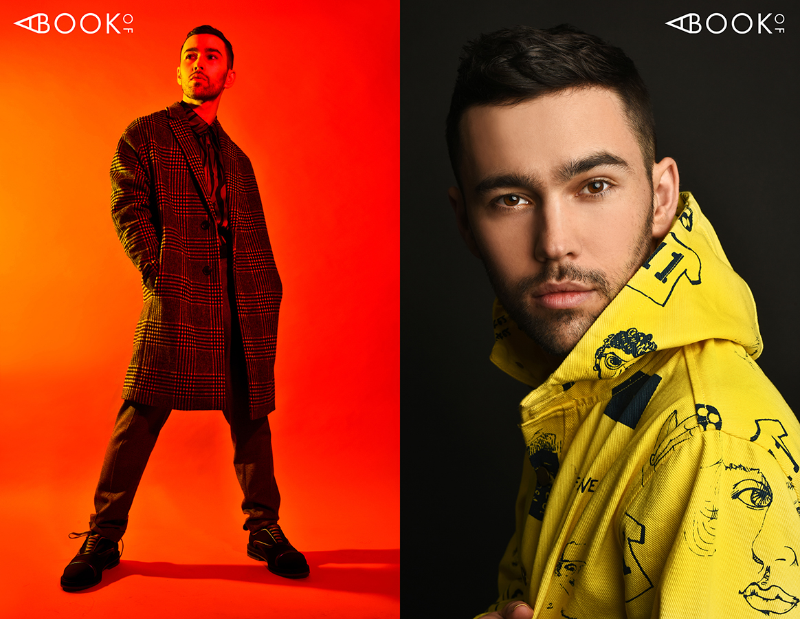 LEFT: Jacket: ASOS, Shirt & Pants: ENRICO COVERI, Shoes: JF LONDON RIGHT: Jacket: KID SUPER