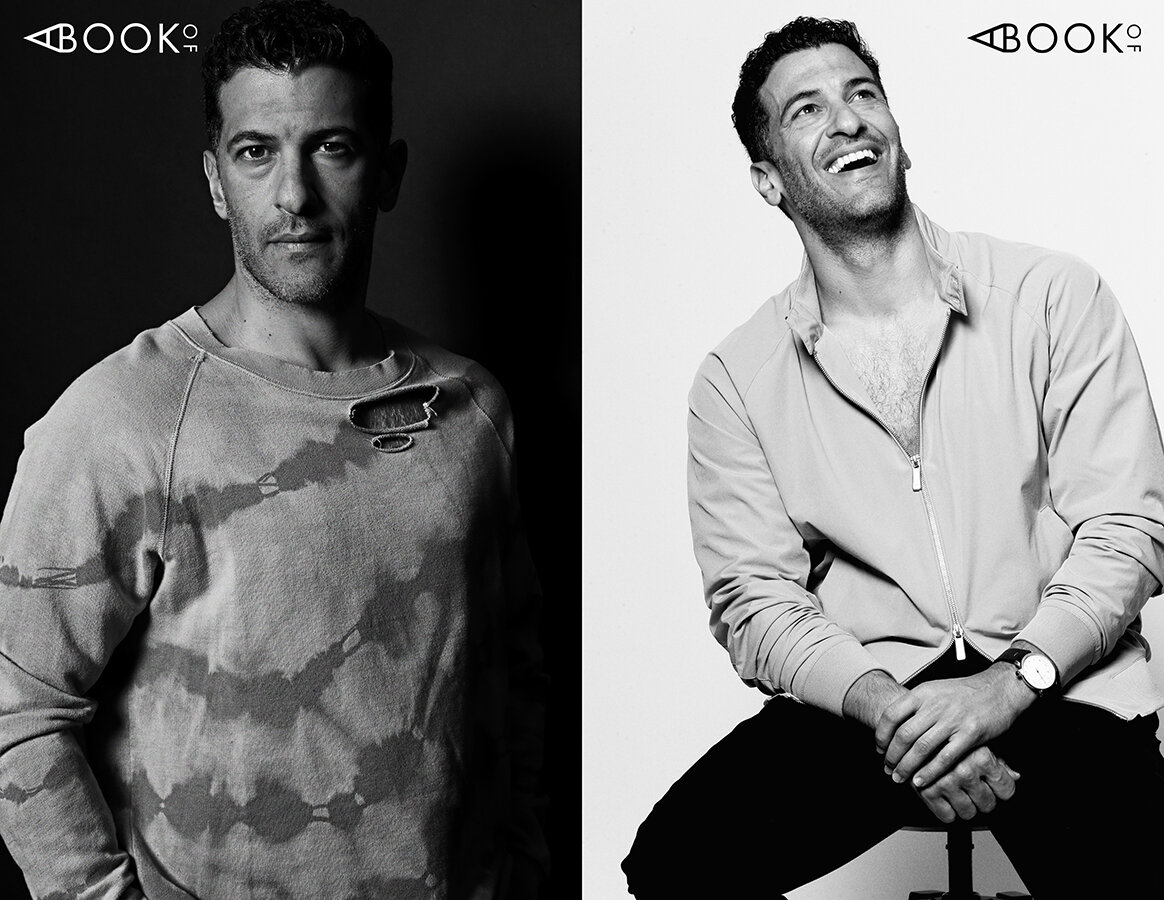 LEFT: Sweater: SAINT LAURENT RIGHT: Jacket: ZARA, Pants: BEN SHERMAN, Watch: BRUNO MAGLI