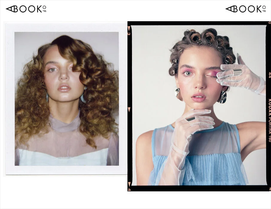 LEFT: Dress: BARUNI, Shoes: BADGLEY MISCHKA, Glasses: DUALENS, Earrings: JOIARIGHT: Top: BARUNI, Gloves: STYLISTS OWN, Earrings: JOIA