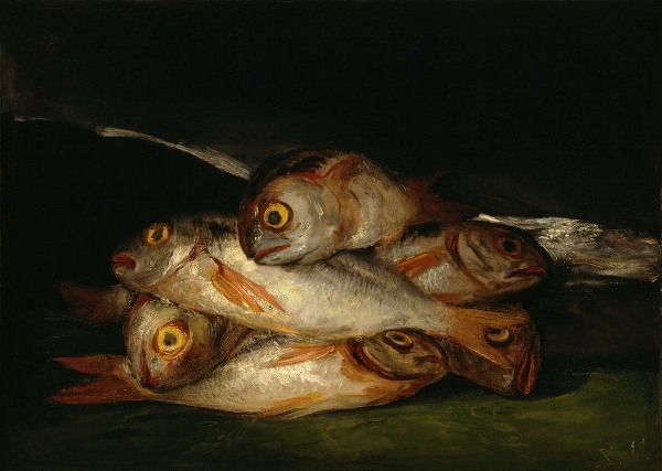 Fig 1. Goya, Still Life with Golden Bream , 1808
