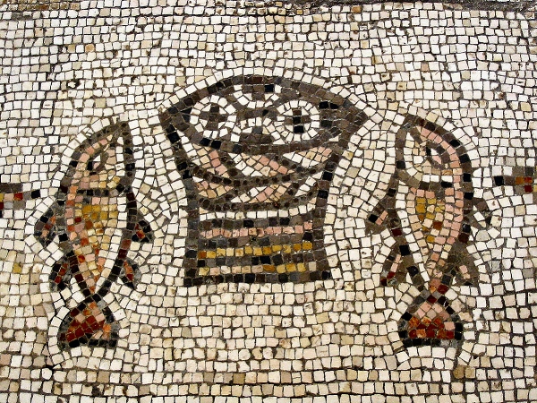 Fig 5. Early Christian Fish mosaic (c. 3rd century AD)