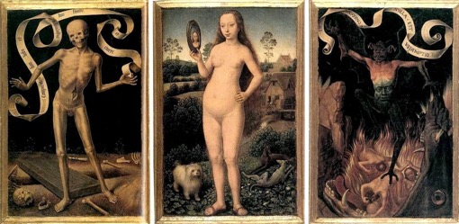 Fig. 13 Hans Memling, Triptych of Earthly Vanity and Divine Salvation, c. 1485