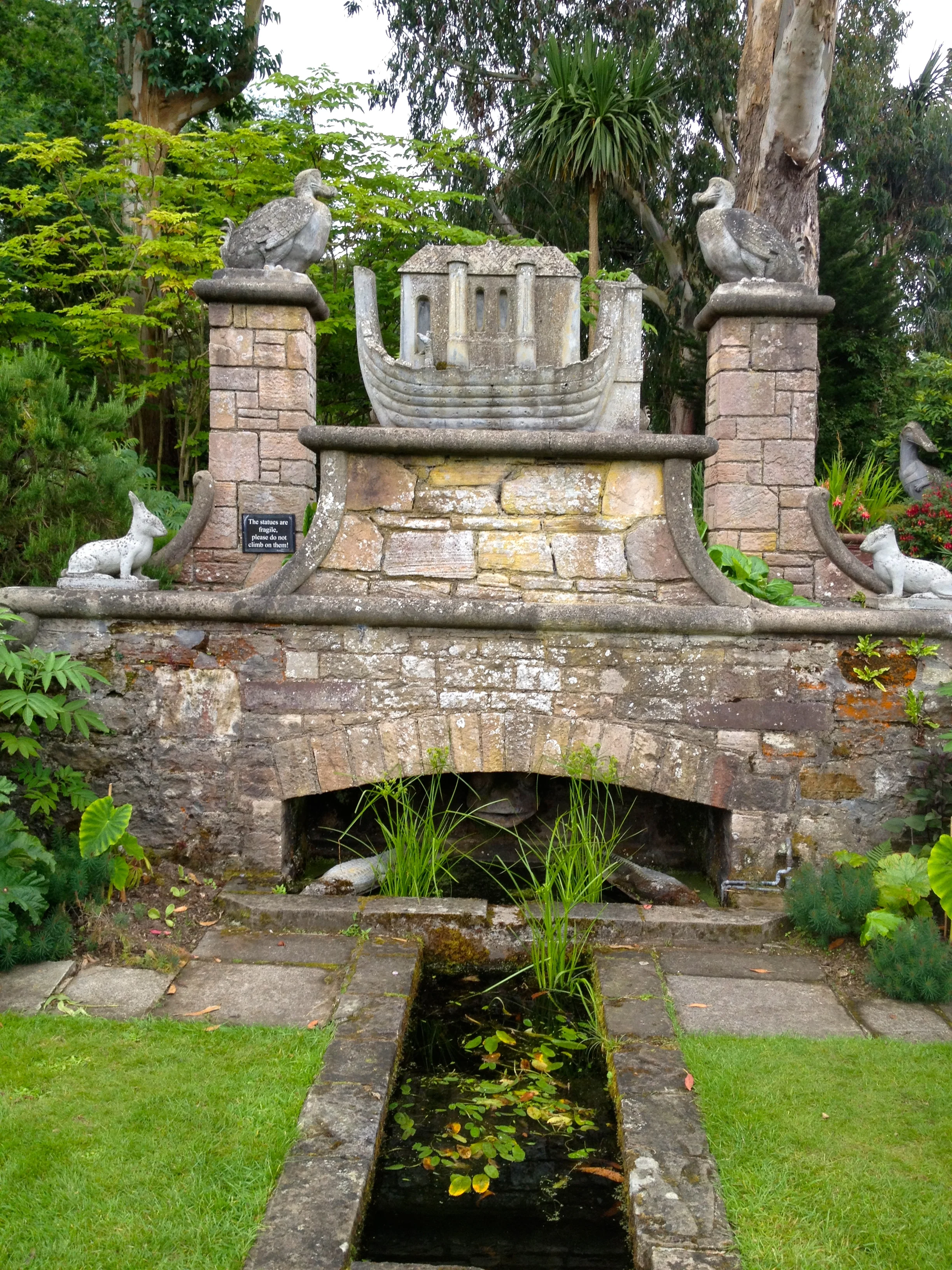 Noah's Ark Fountain at Mount Stewart Estate, Northern Ireland
