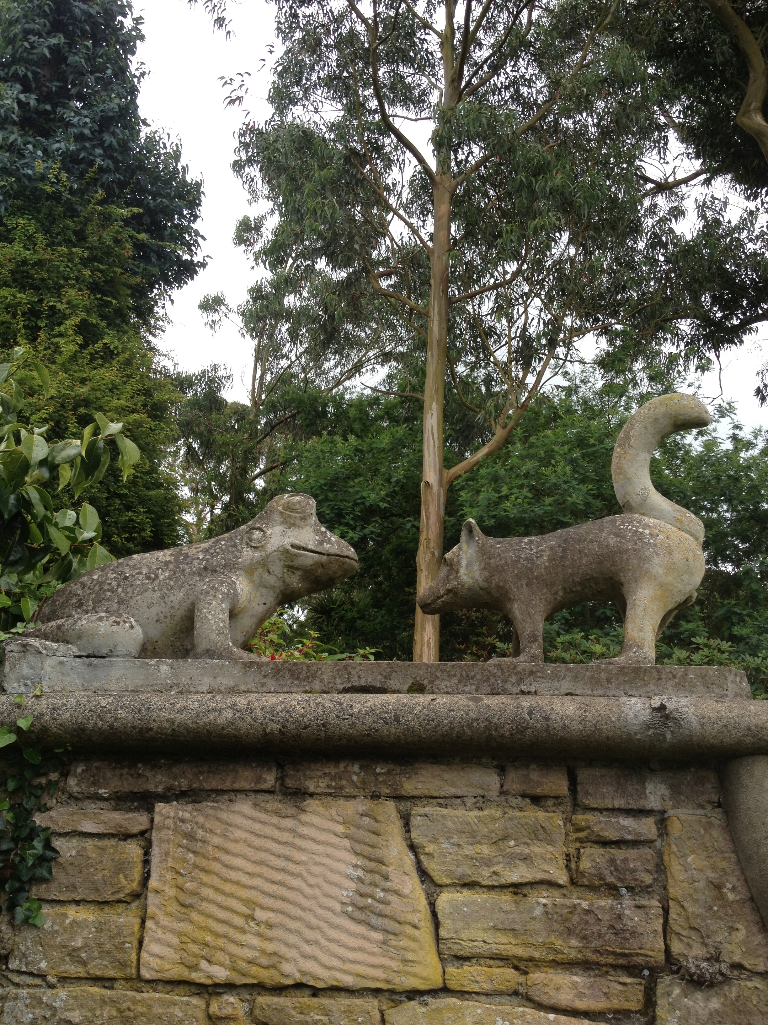 Frog and Fox, Mount Stewart Estate, Northern Ireland