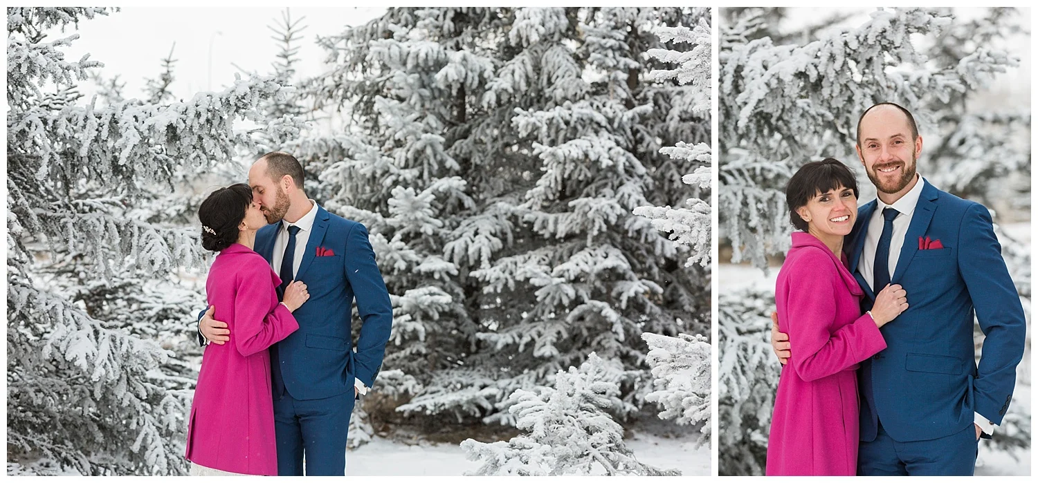 calgary winter wedding Sarah beau photography