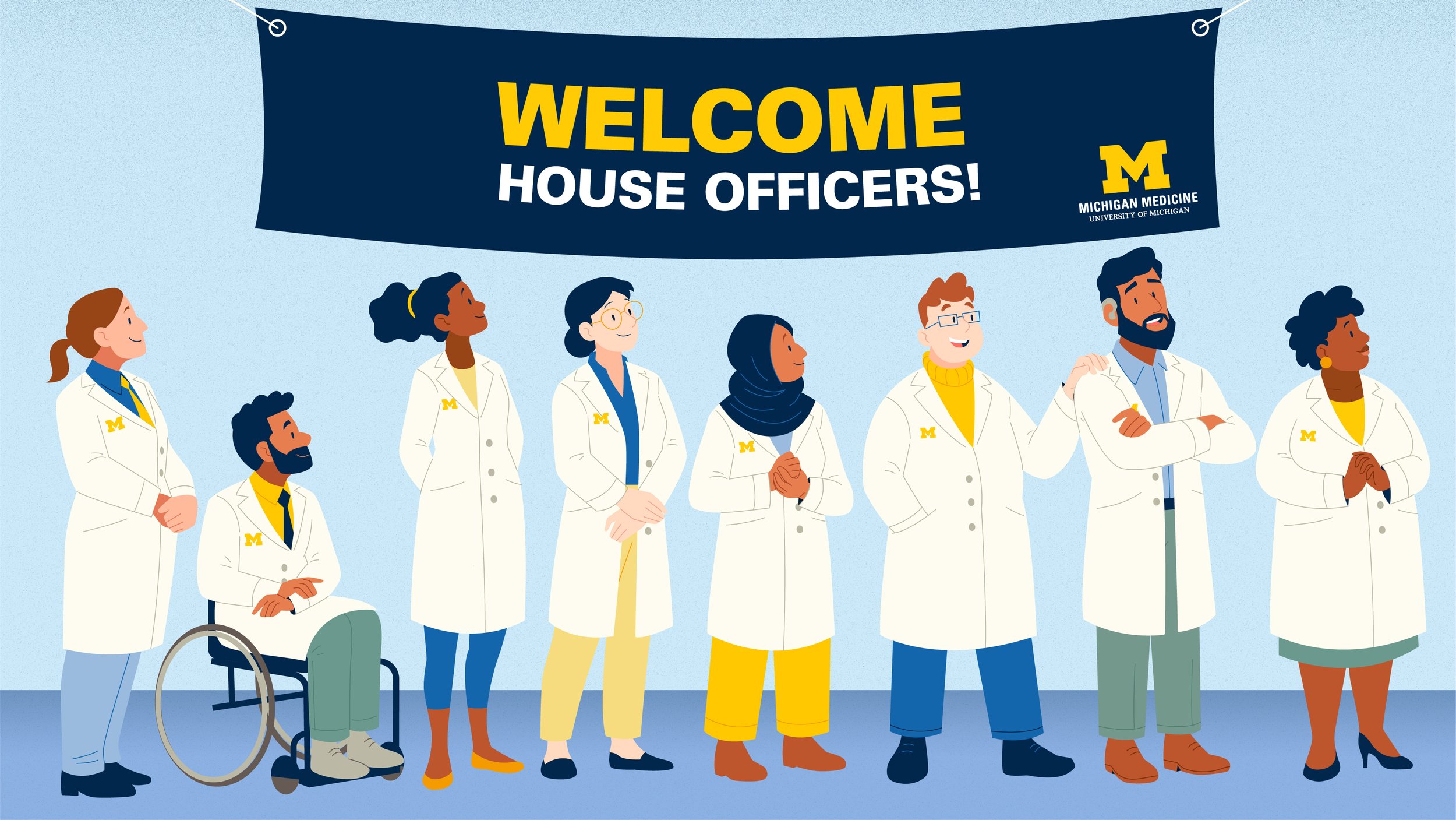 House Officer Welcome Graphic