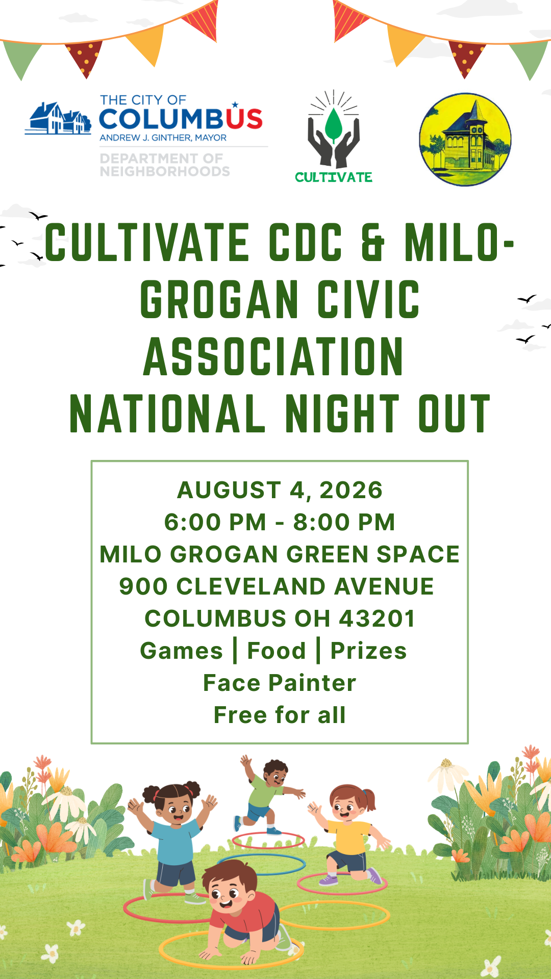 National Night Out in Milo-Grogan!
