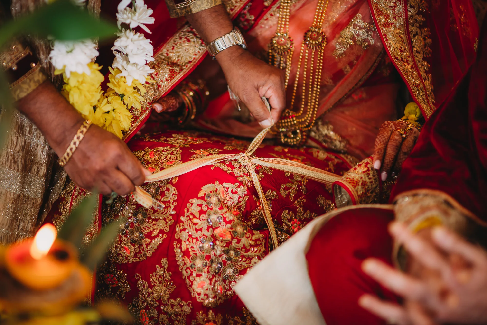 Hindu Wedding Ceremony at Lakshmi Narayan Temple